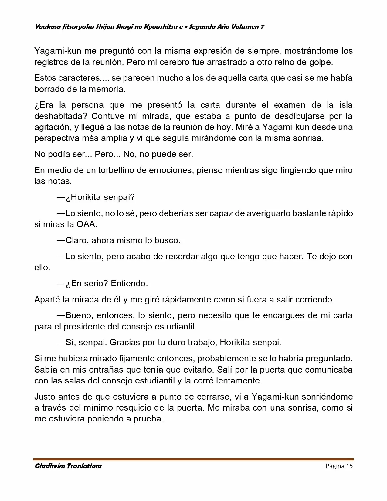 Página 15 del Manga