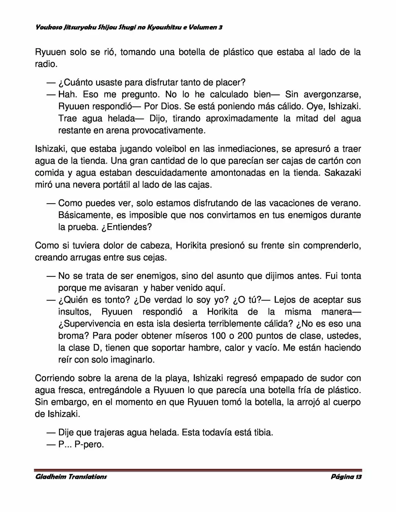 Página 13 del Manga