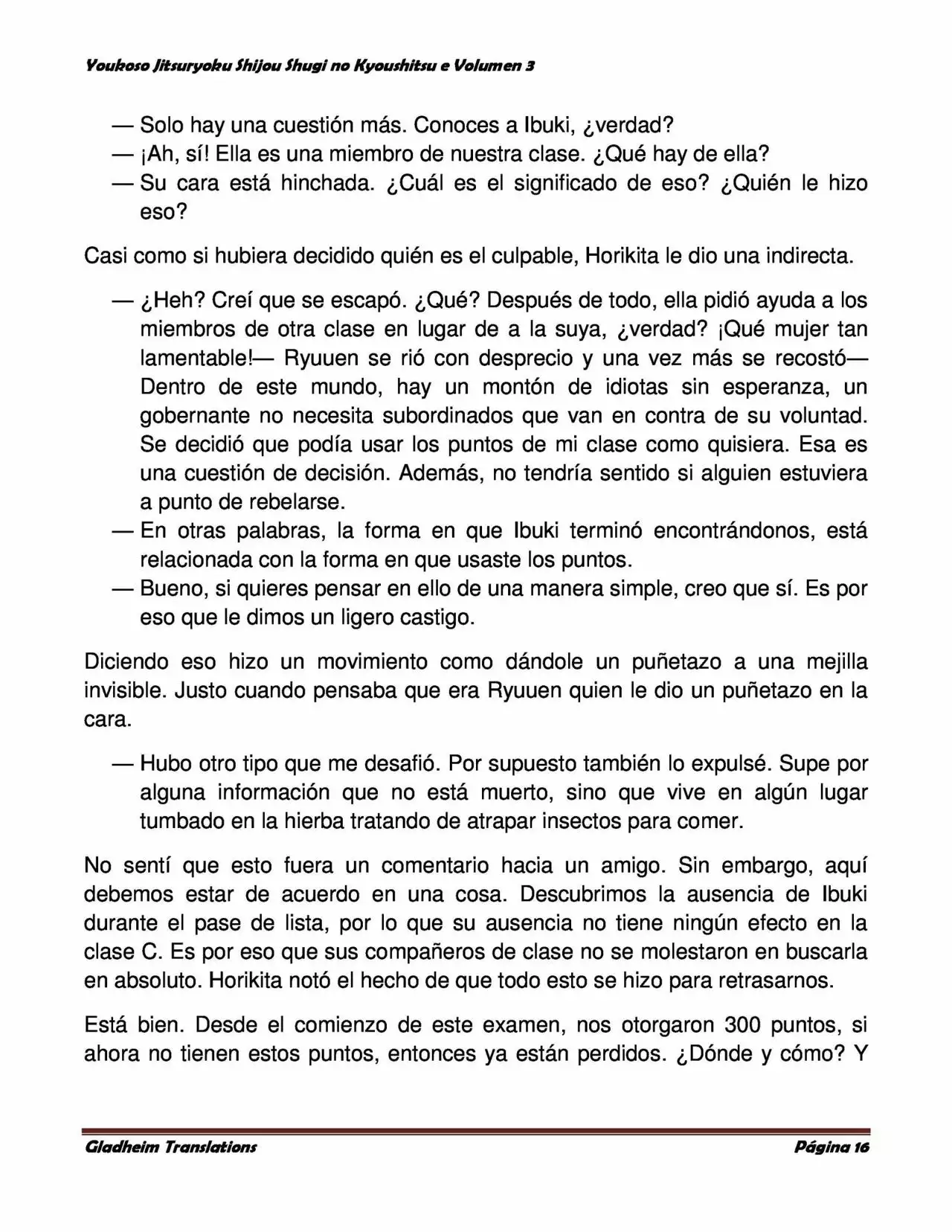 Página 16 del Manga