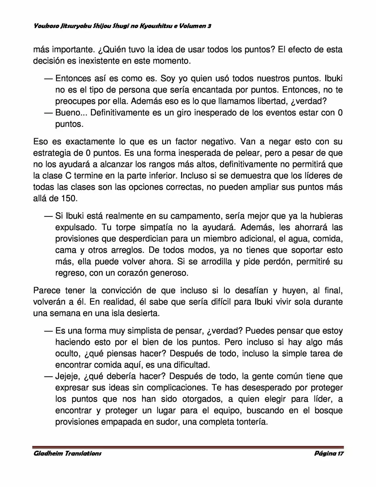 Página 17 del Manga