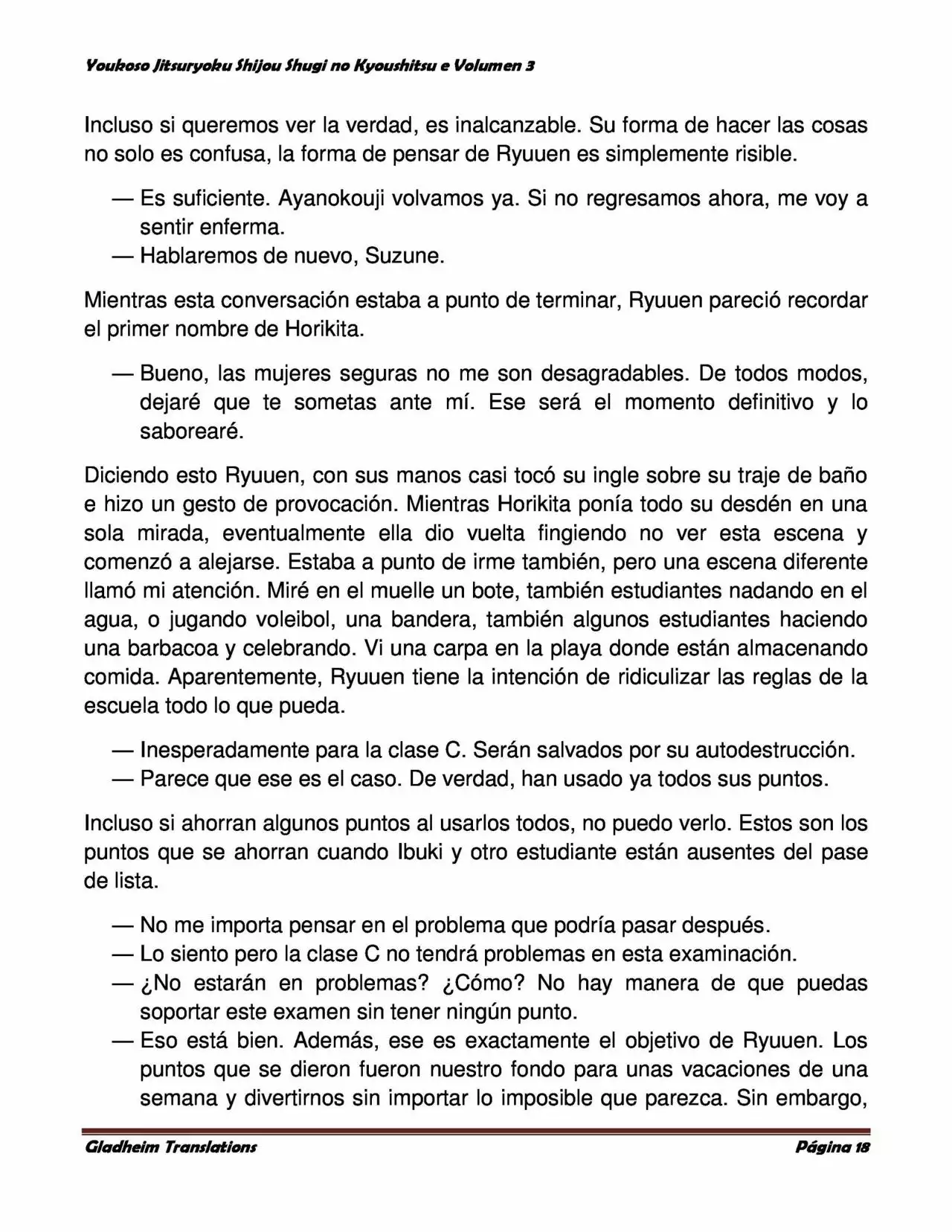 Página 18 del Manga