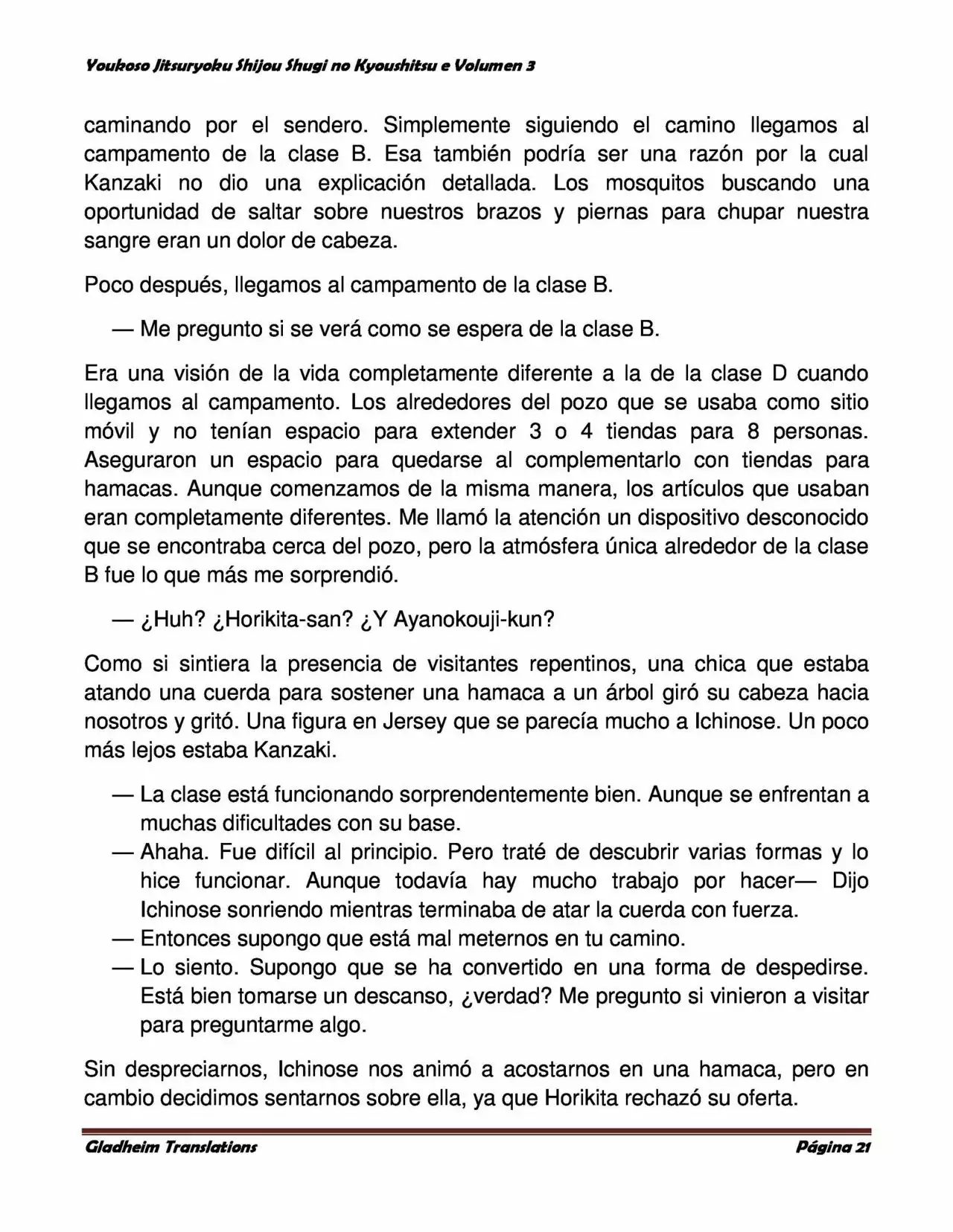 Página 21 del Manga