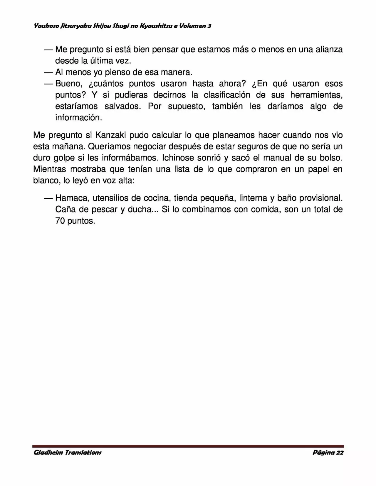 Página 22 del Manga