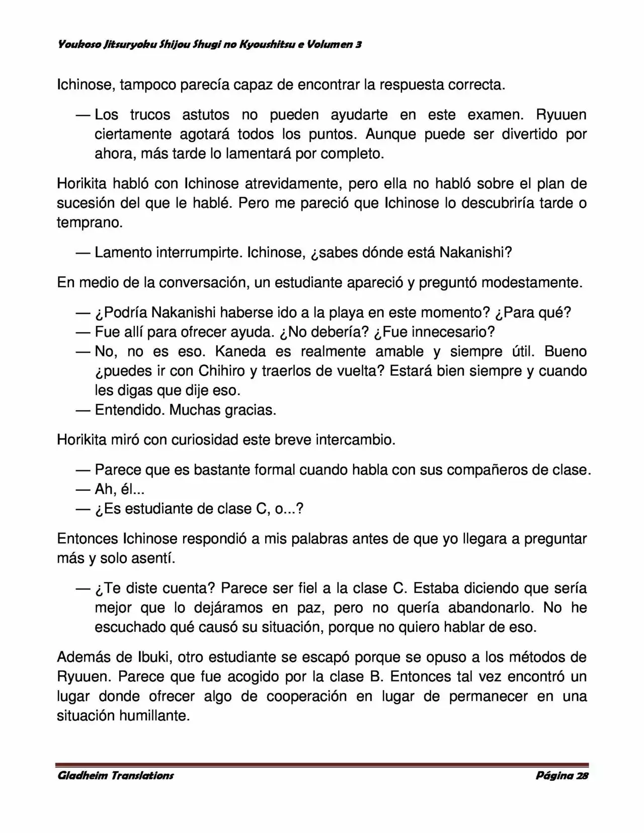 Página 28 del Manga