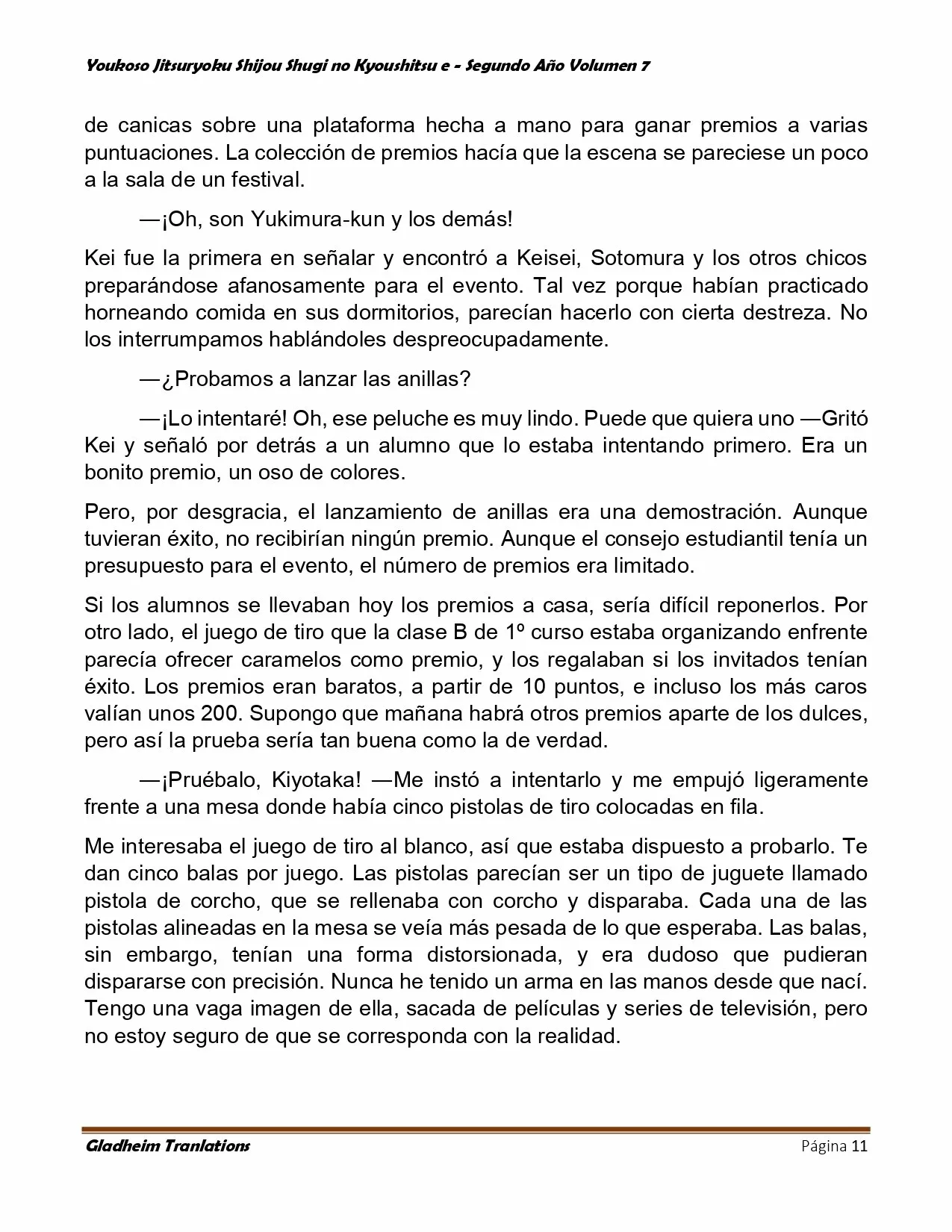 Página 11 del Manga