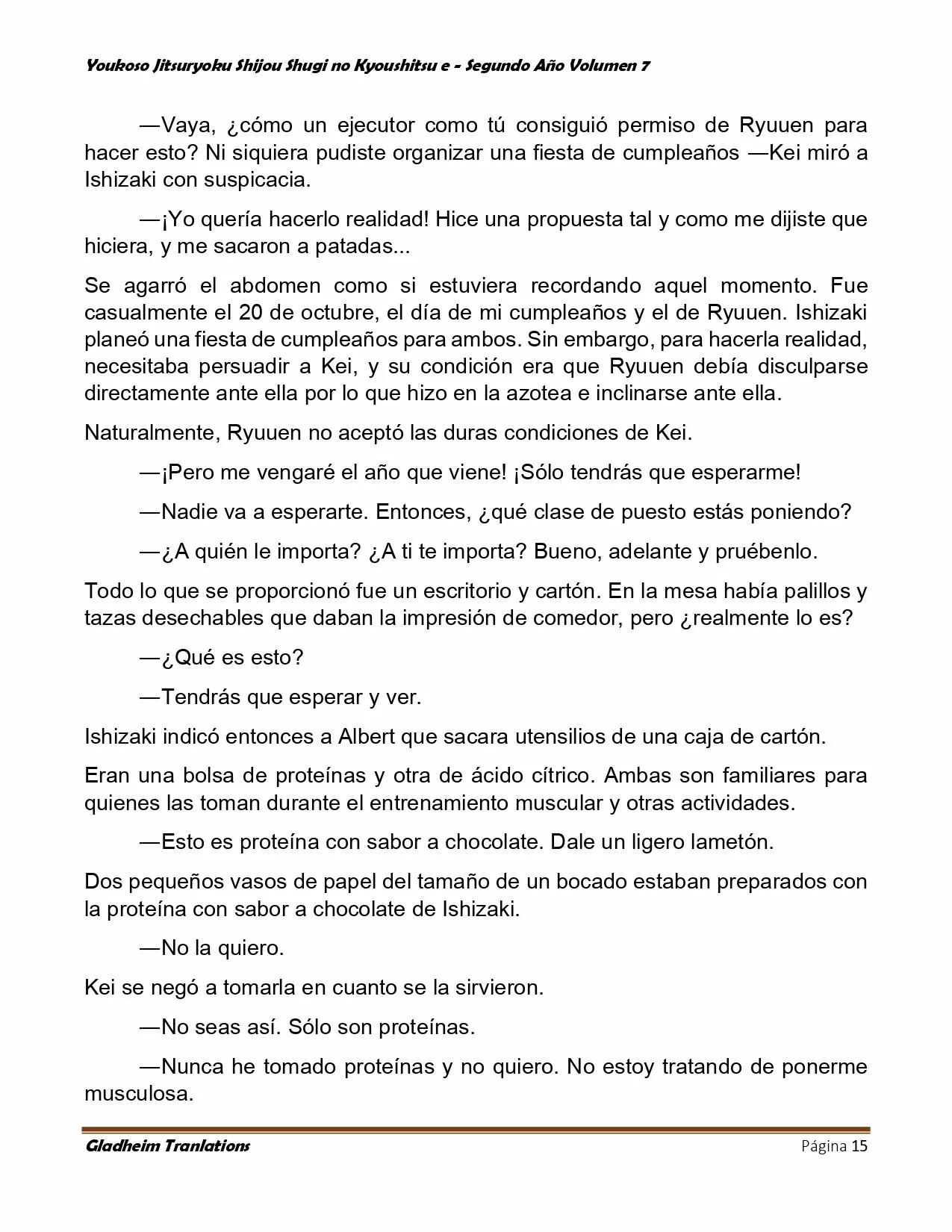 Página 15 del Manga