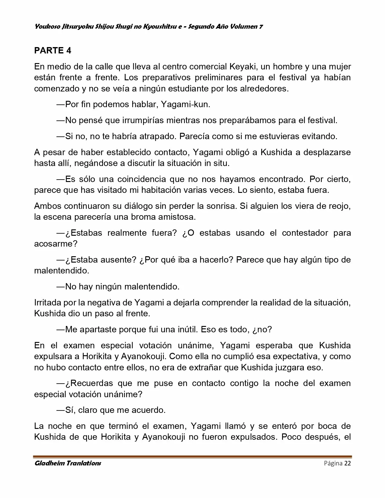 Página 22 del Manga