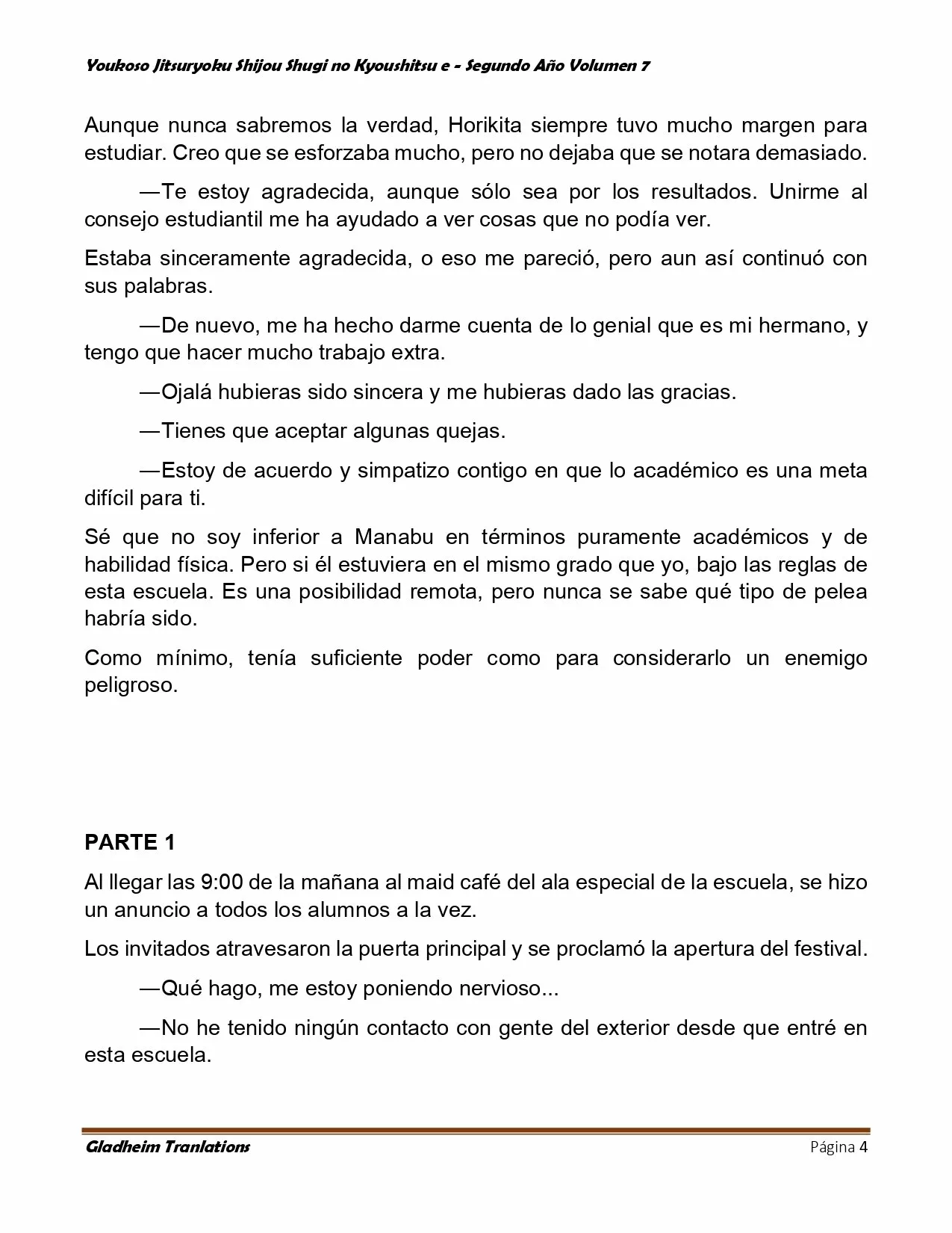 Página 4 del Manga
