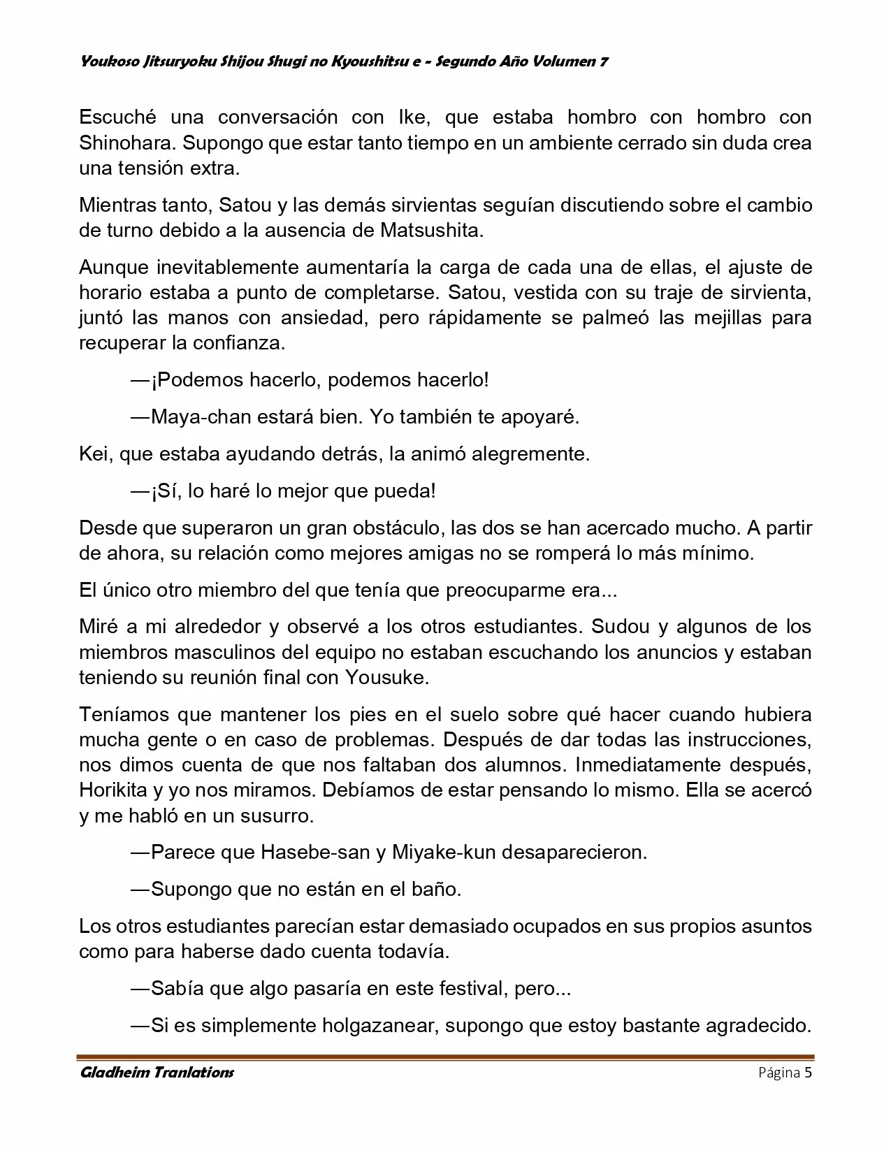 Página 5 del Manga