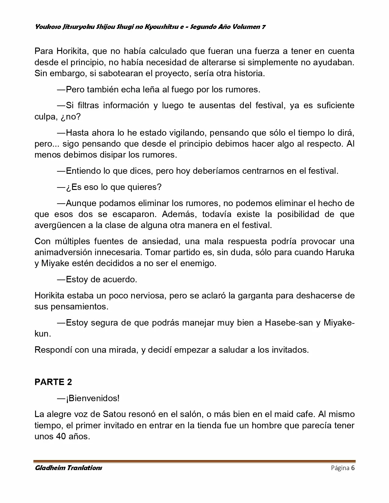 Página 6 del Manga