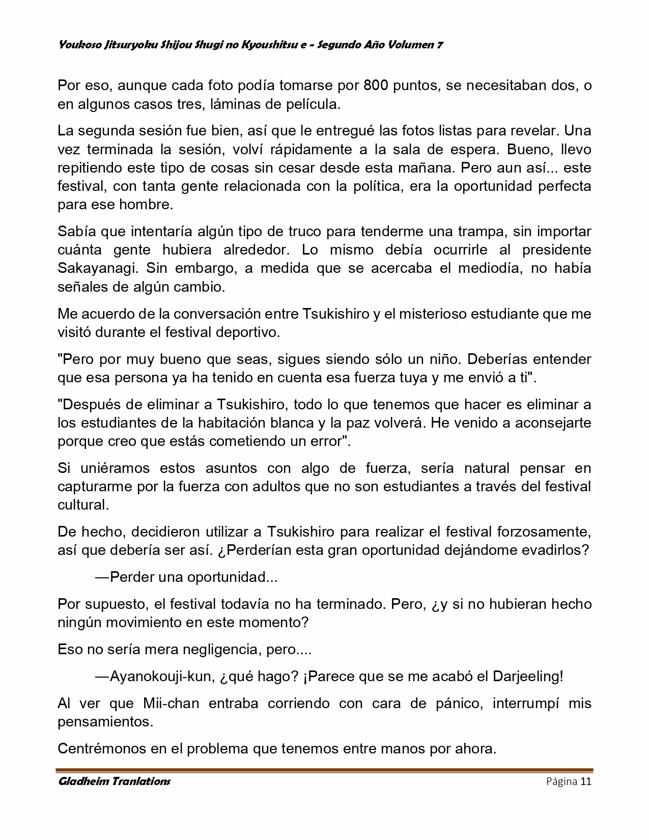 Página 11 del Manga