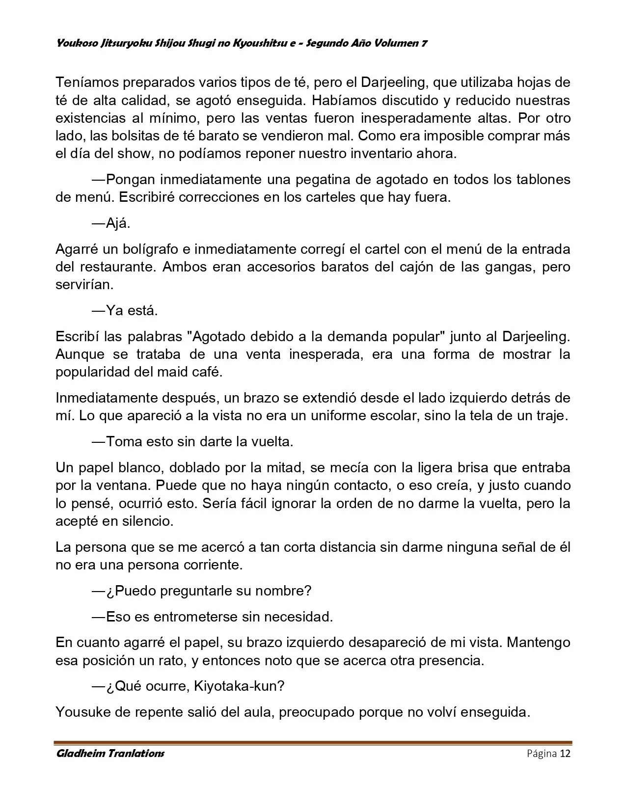 Página 12 del Manga