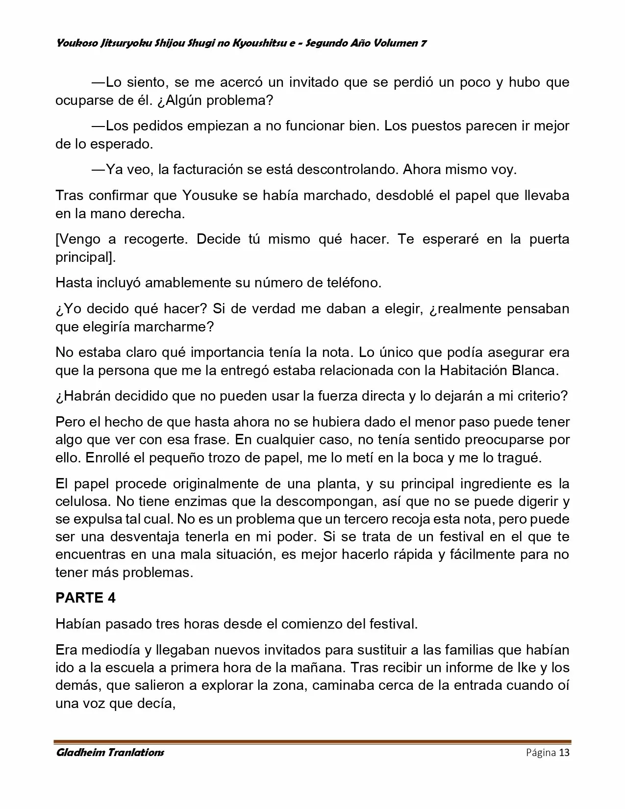 Página 13 del Manga