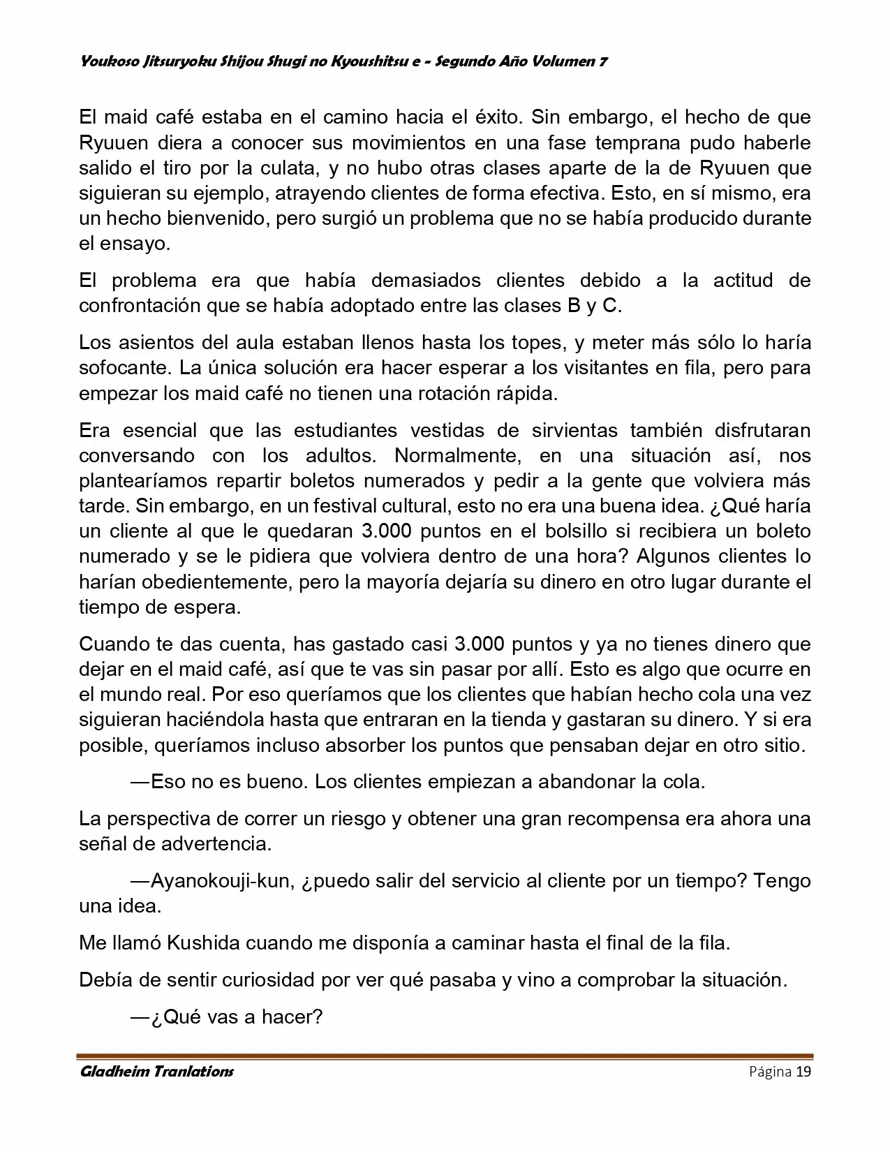 Página 19 del Manga