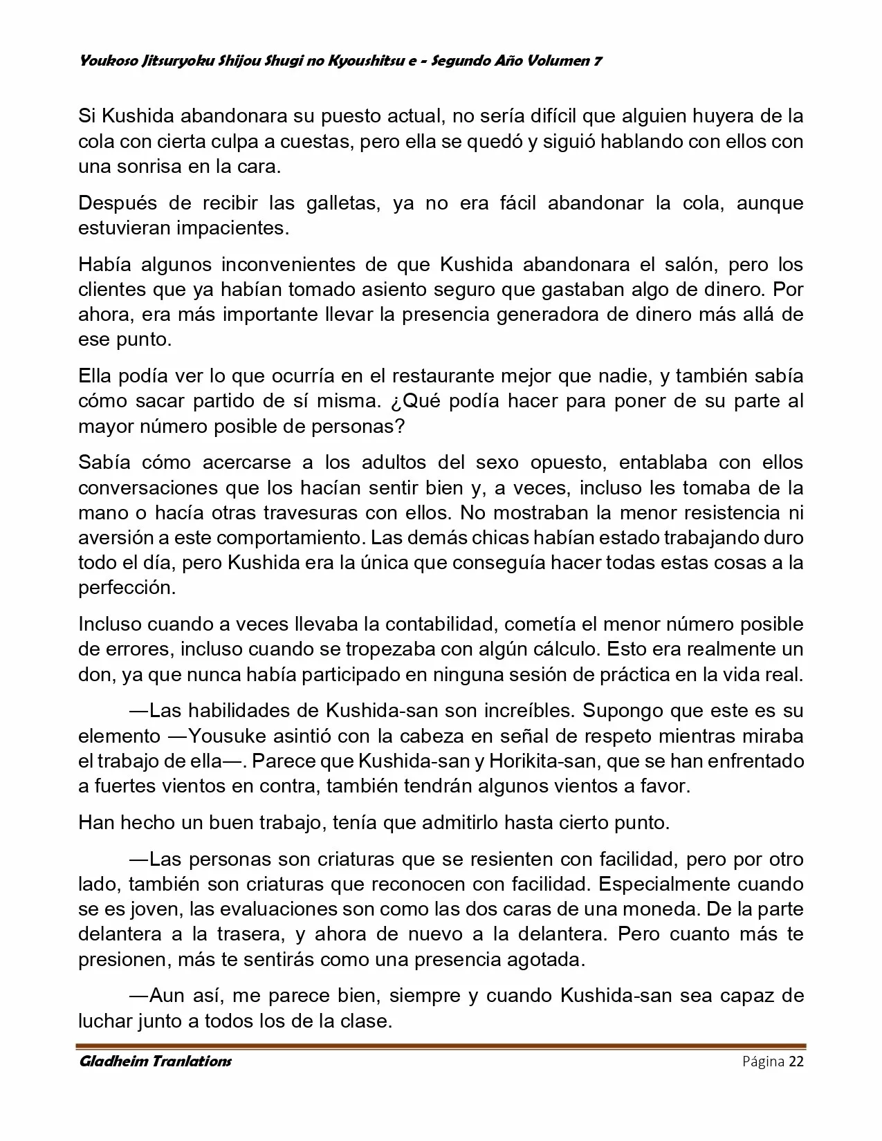 Página 22 del Manga