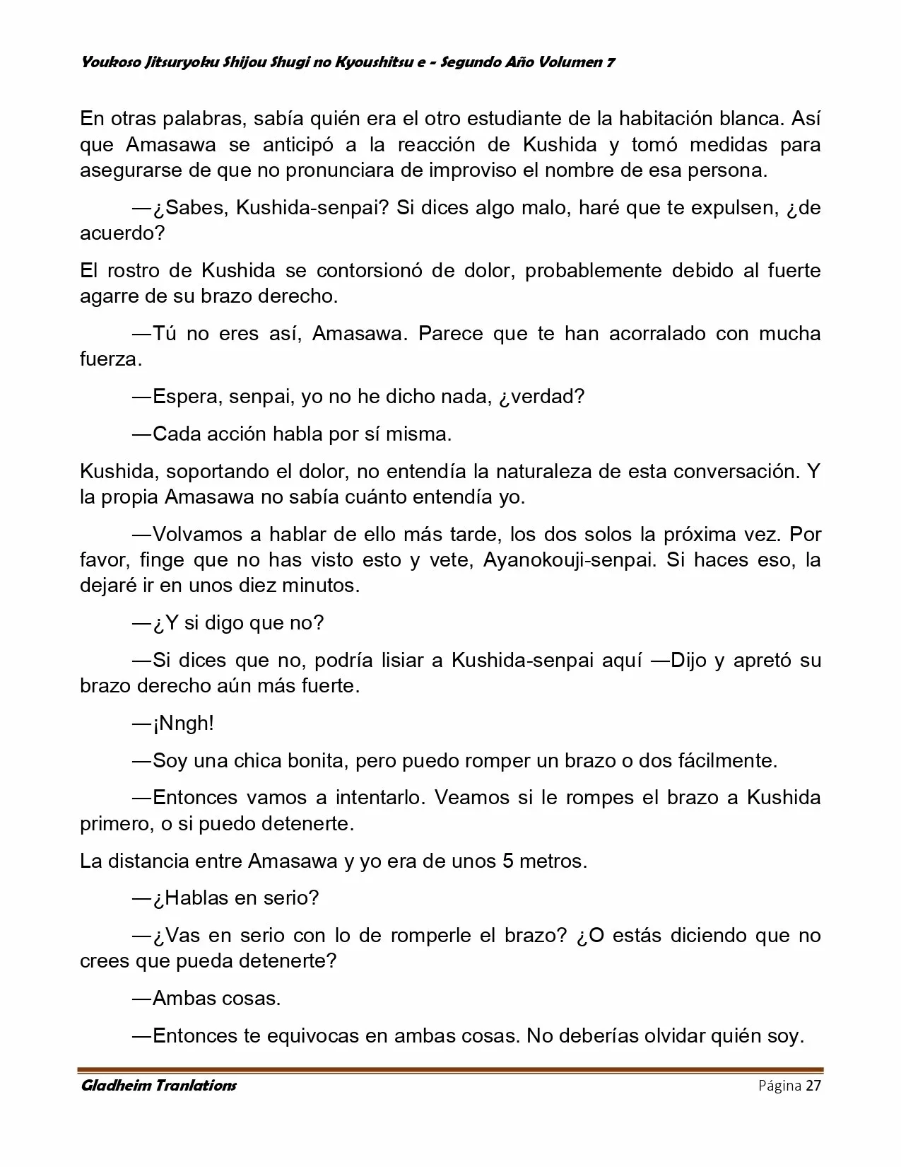 Página 27 del Manga