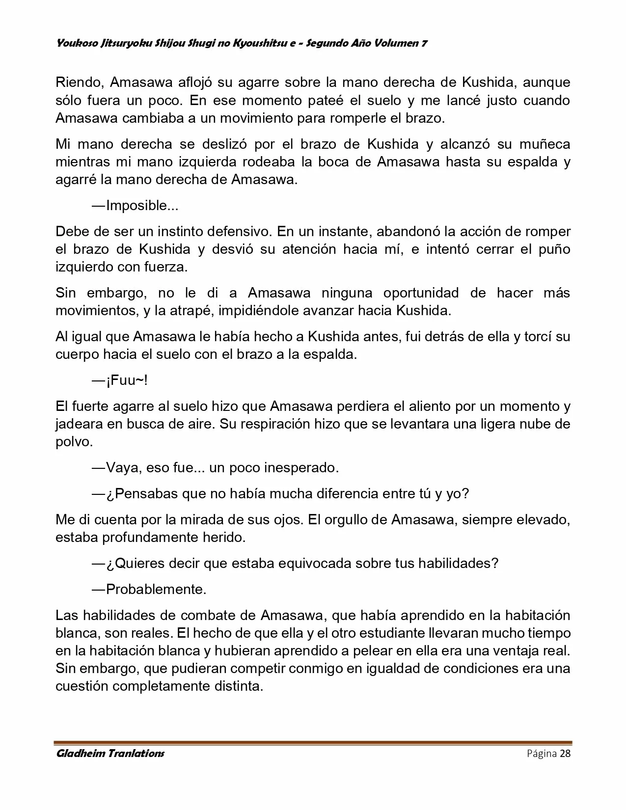 Página 28 del Manga