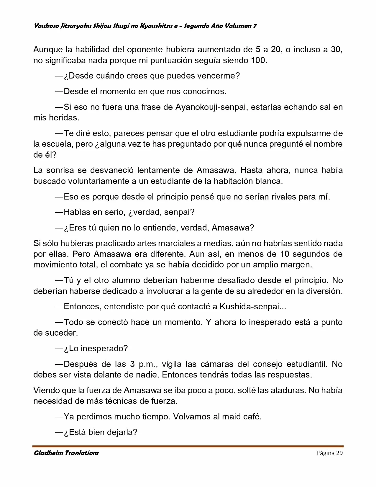 Página 29 del Manga