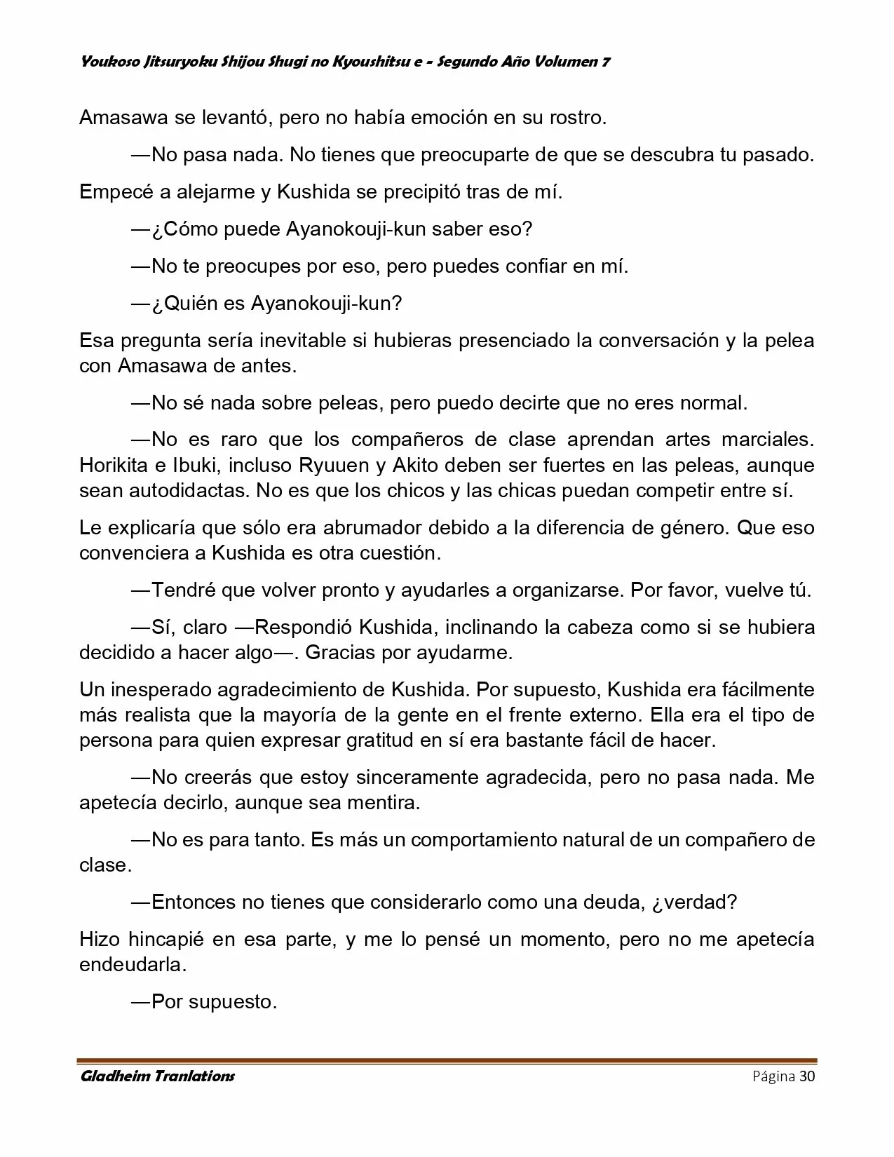 Página 30 del Manga