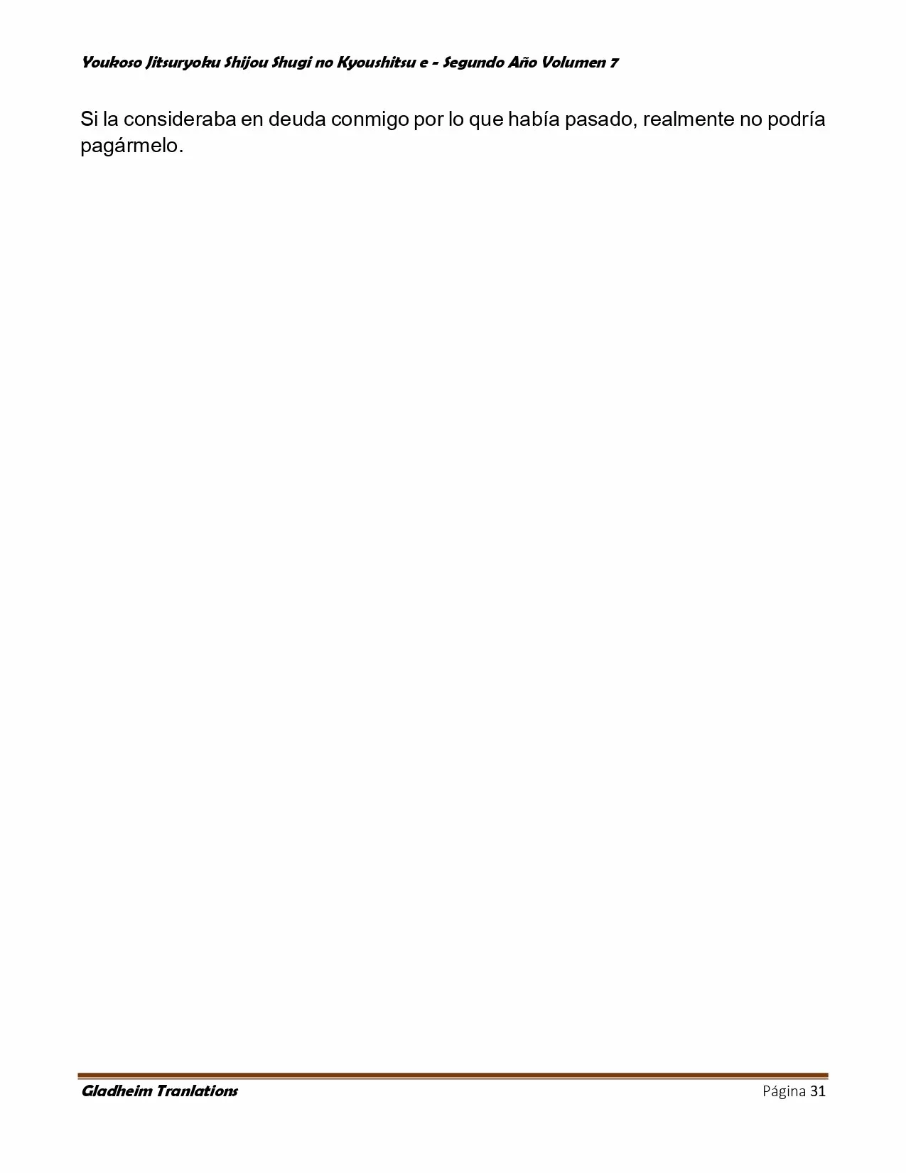 Página 31 del Manga