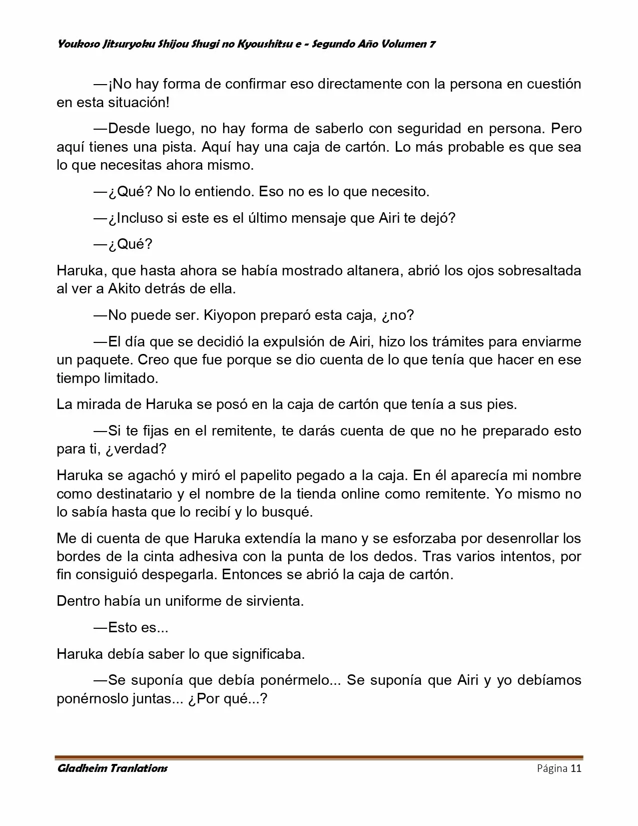 Página 11 del Manga