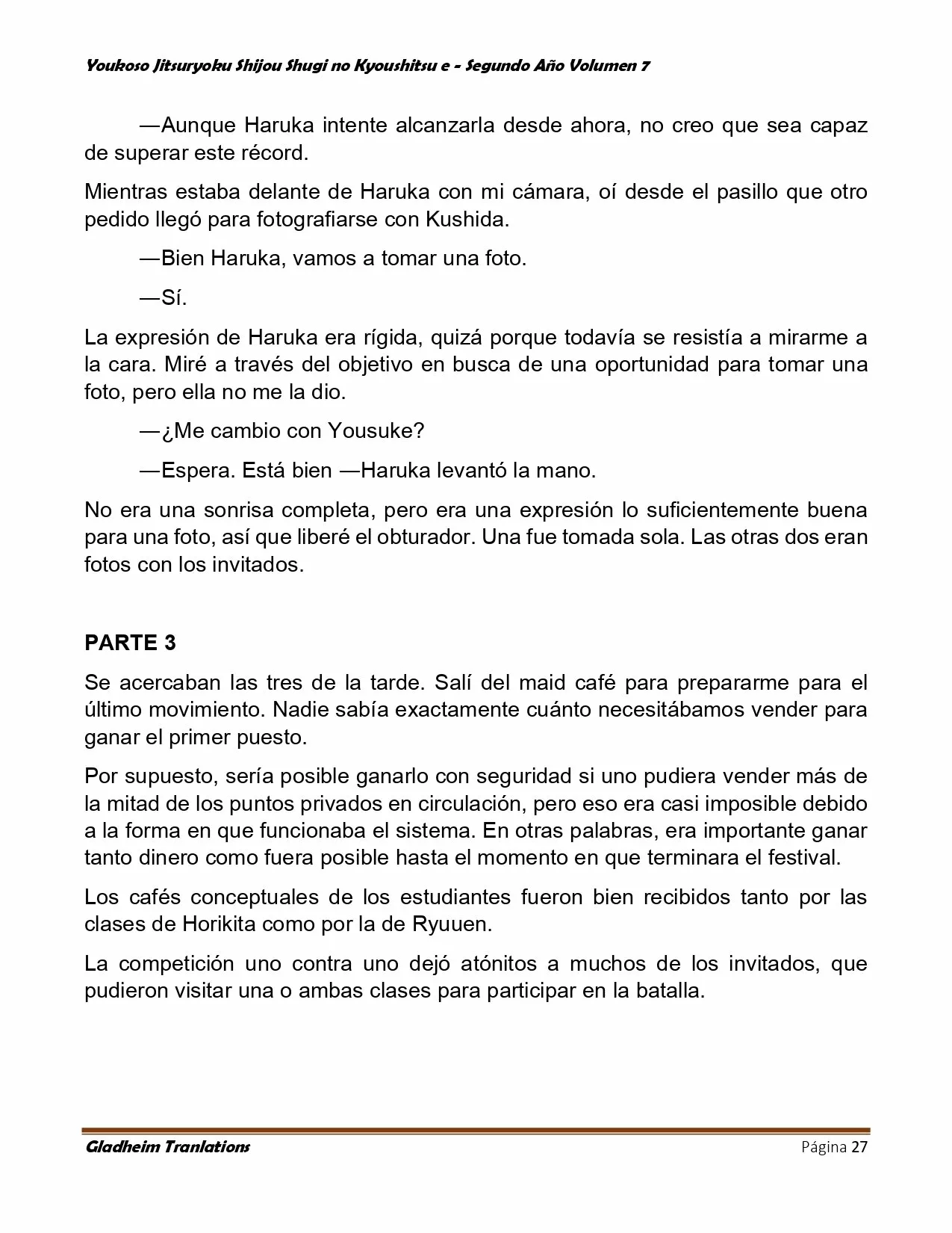 Página 27 del Manga