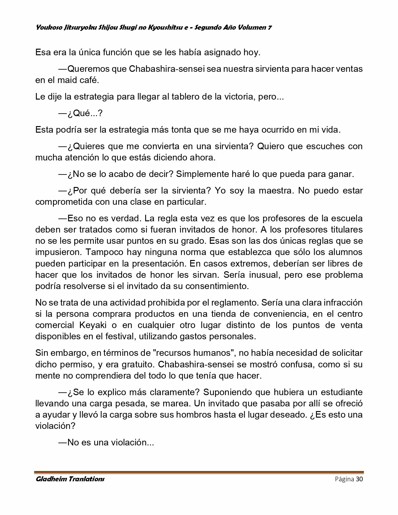 Página 30 del Manga