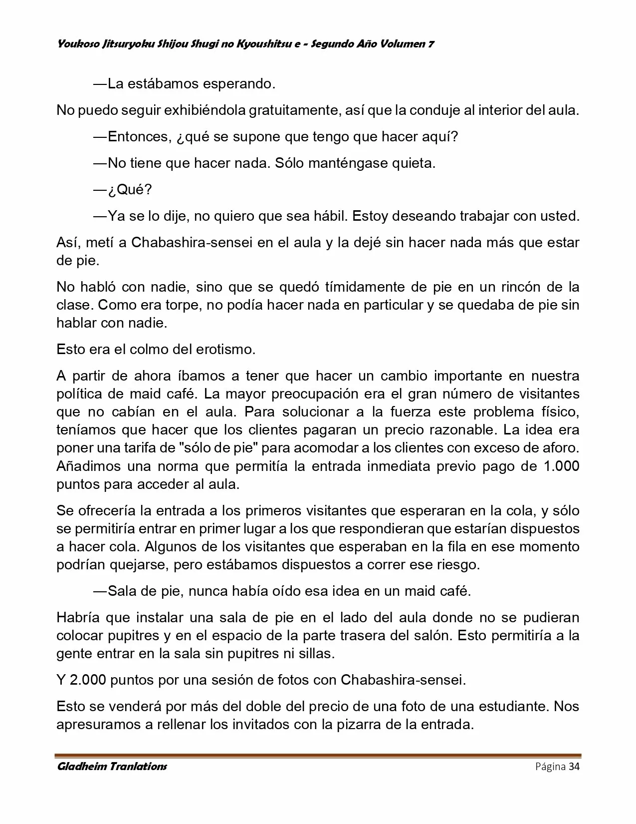 Página 34 del Manga