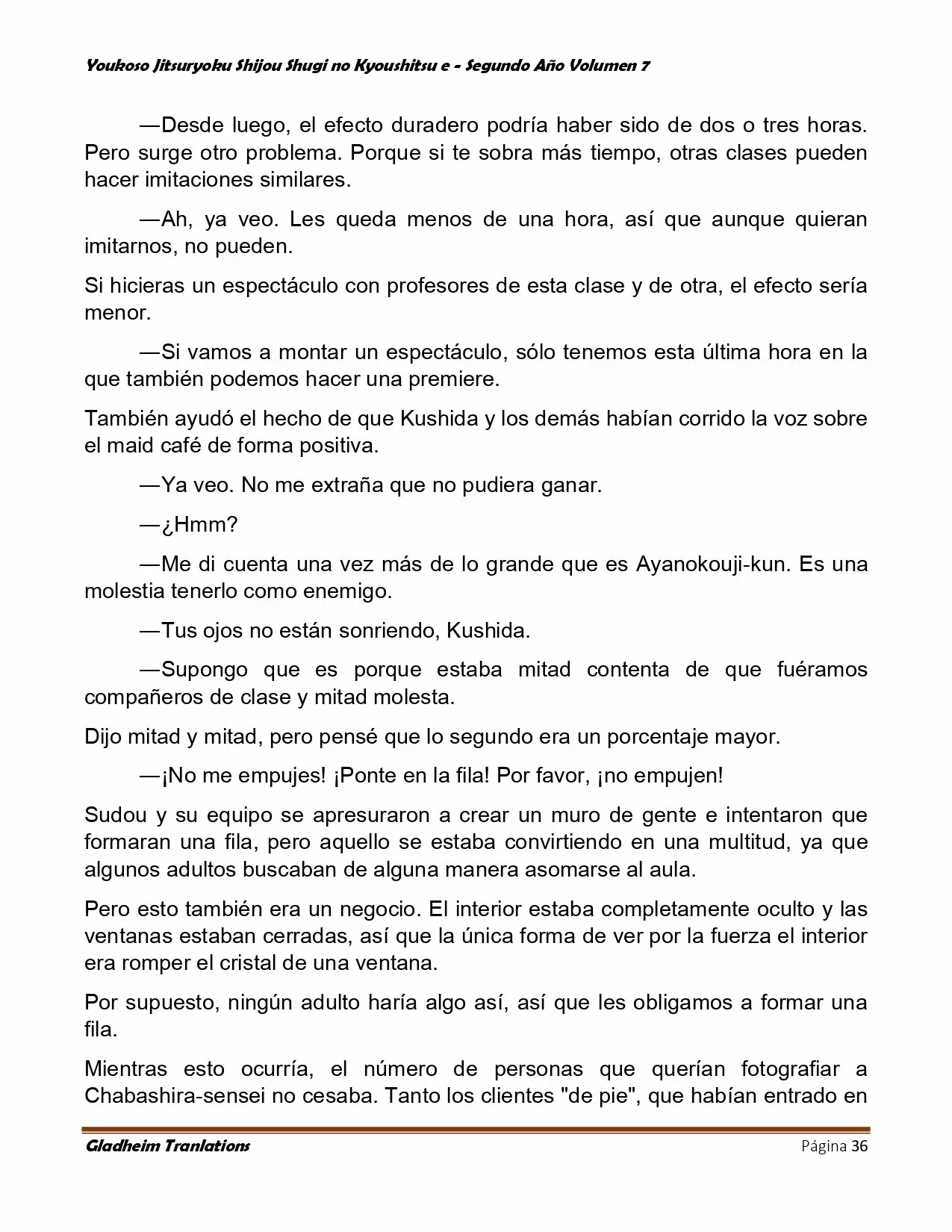 Página 36 del Manga