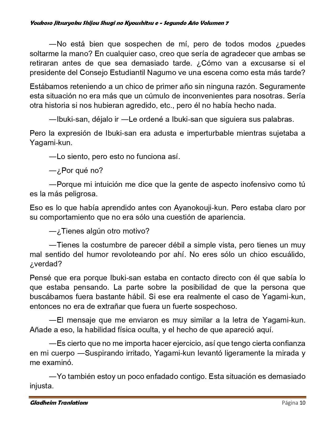 Página 10 del Manga