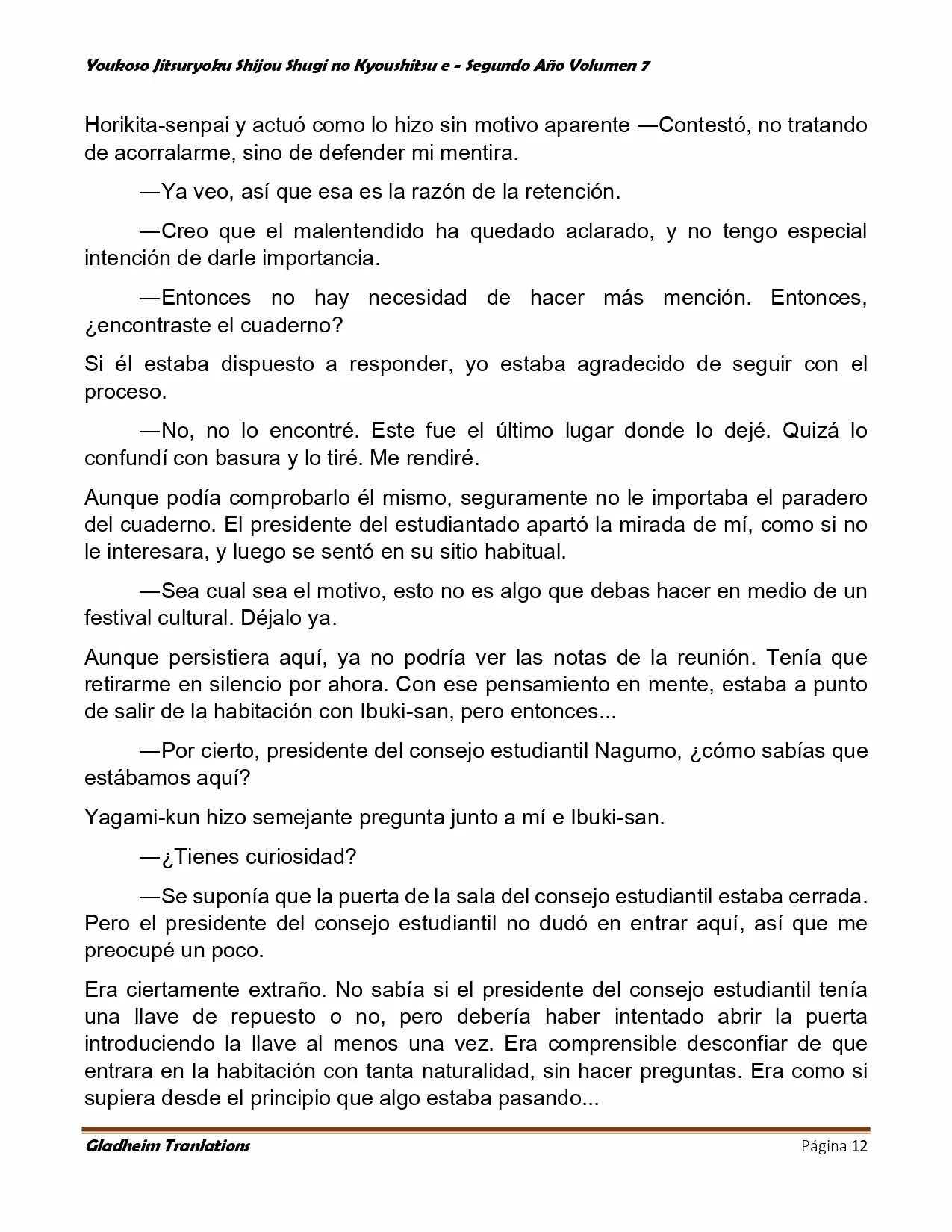 Página 12 del Manga