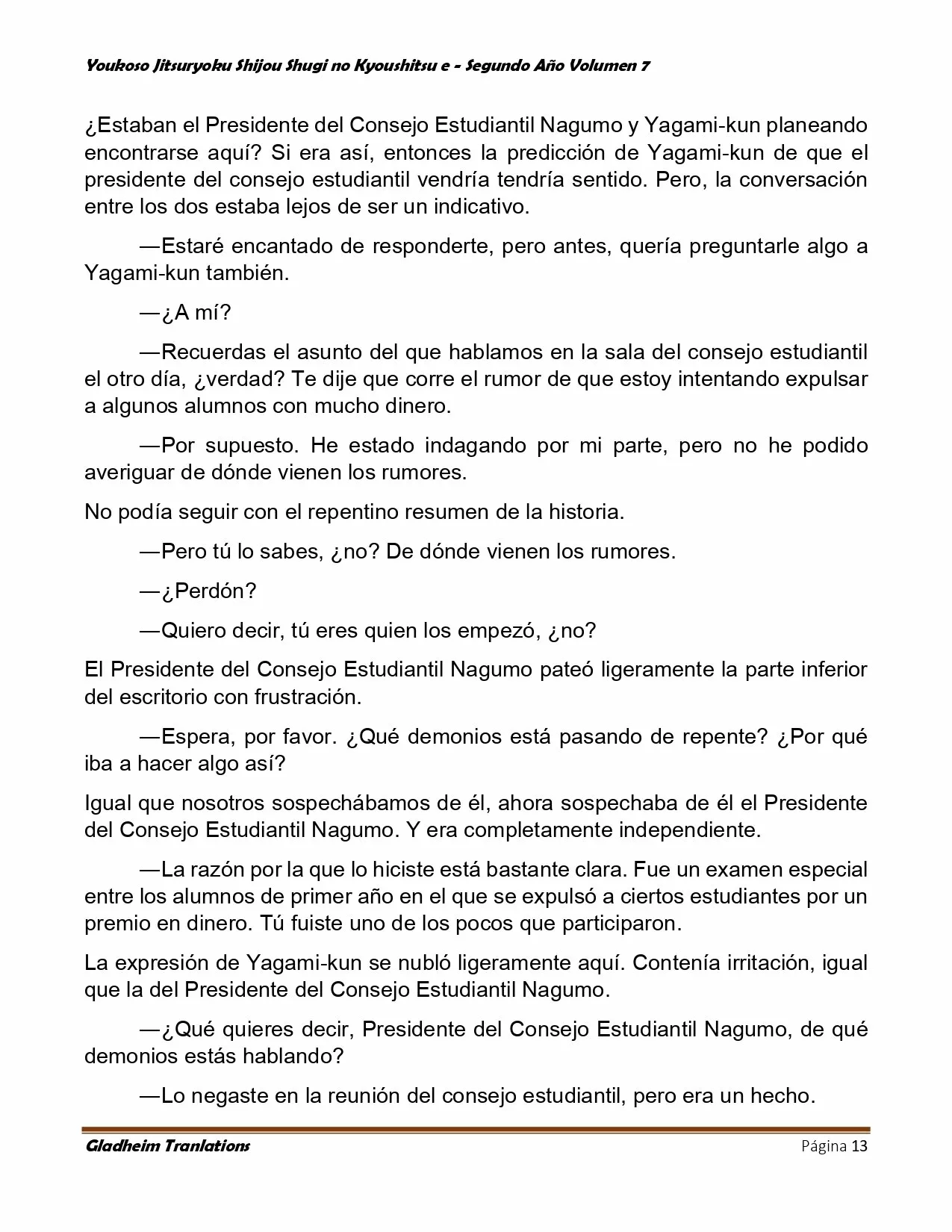 Página 13 del Manga