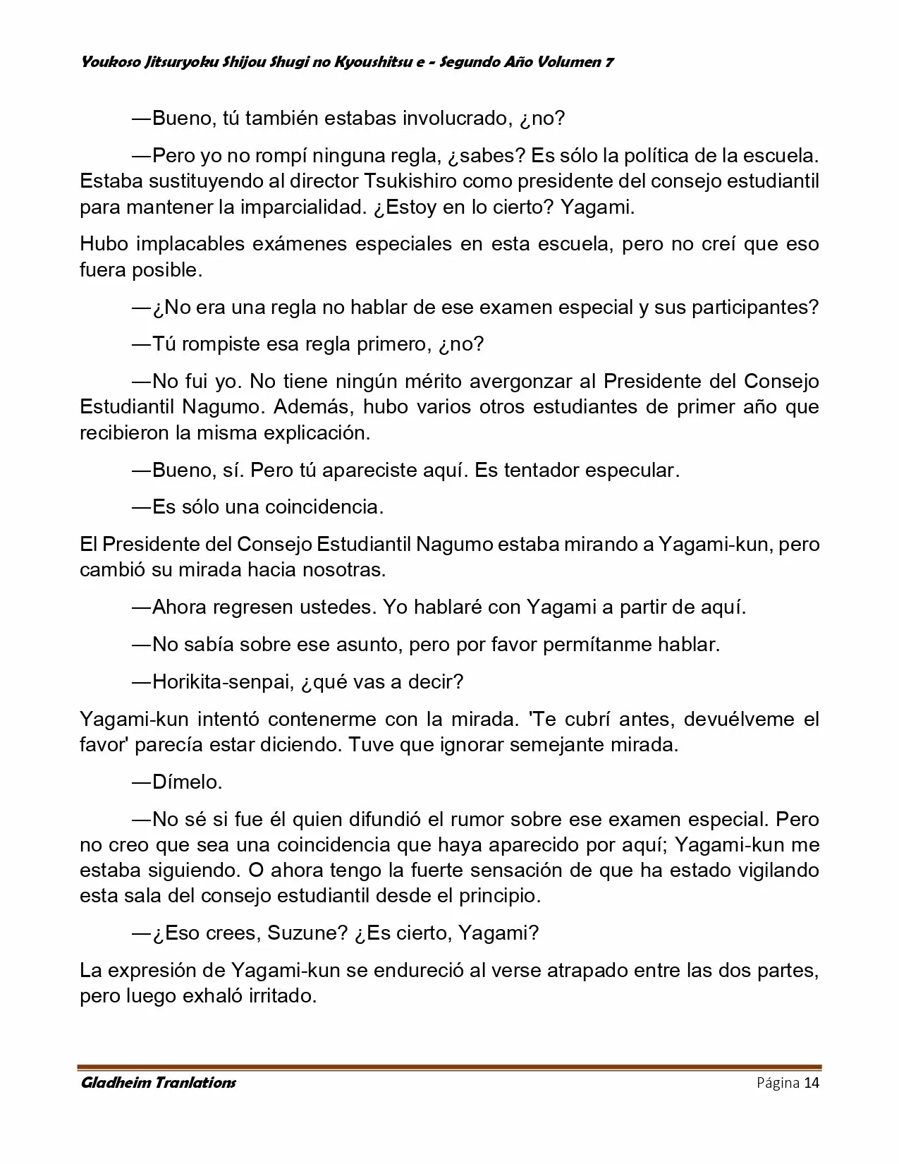 Página 14 del Manga