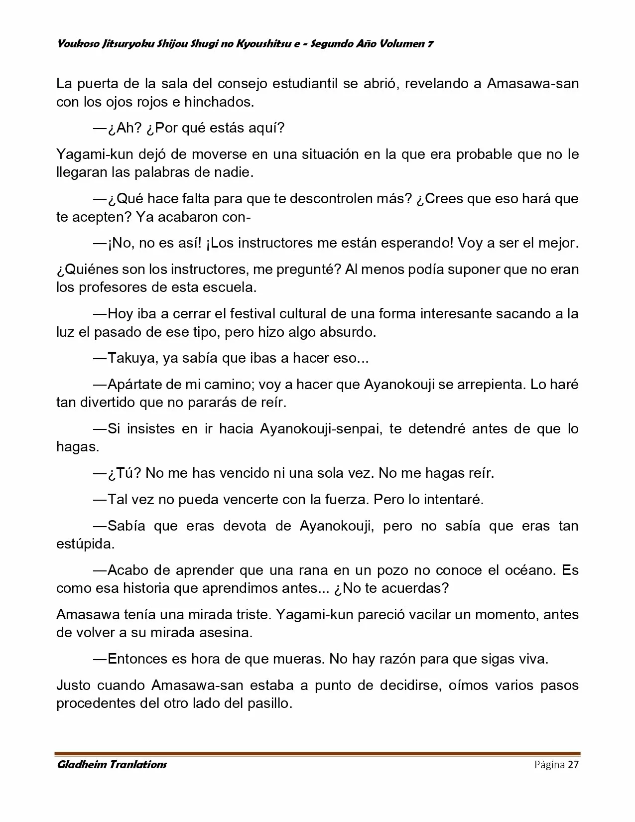 Página 27 del Manga