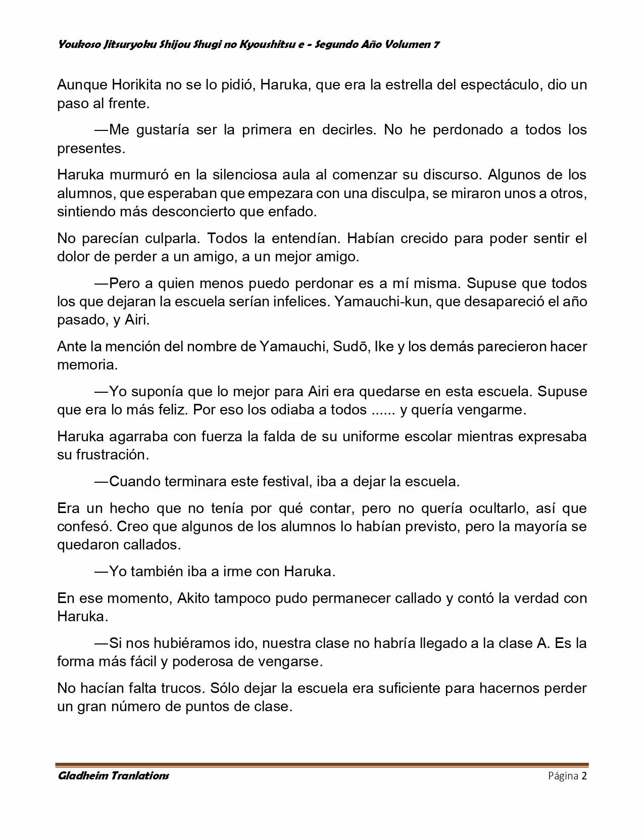 Página 2 del Manga