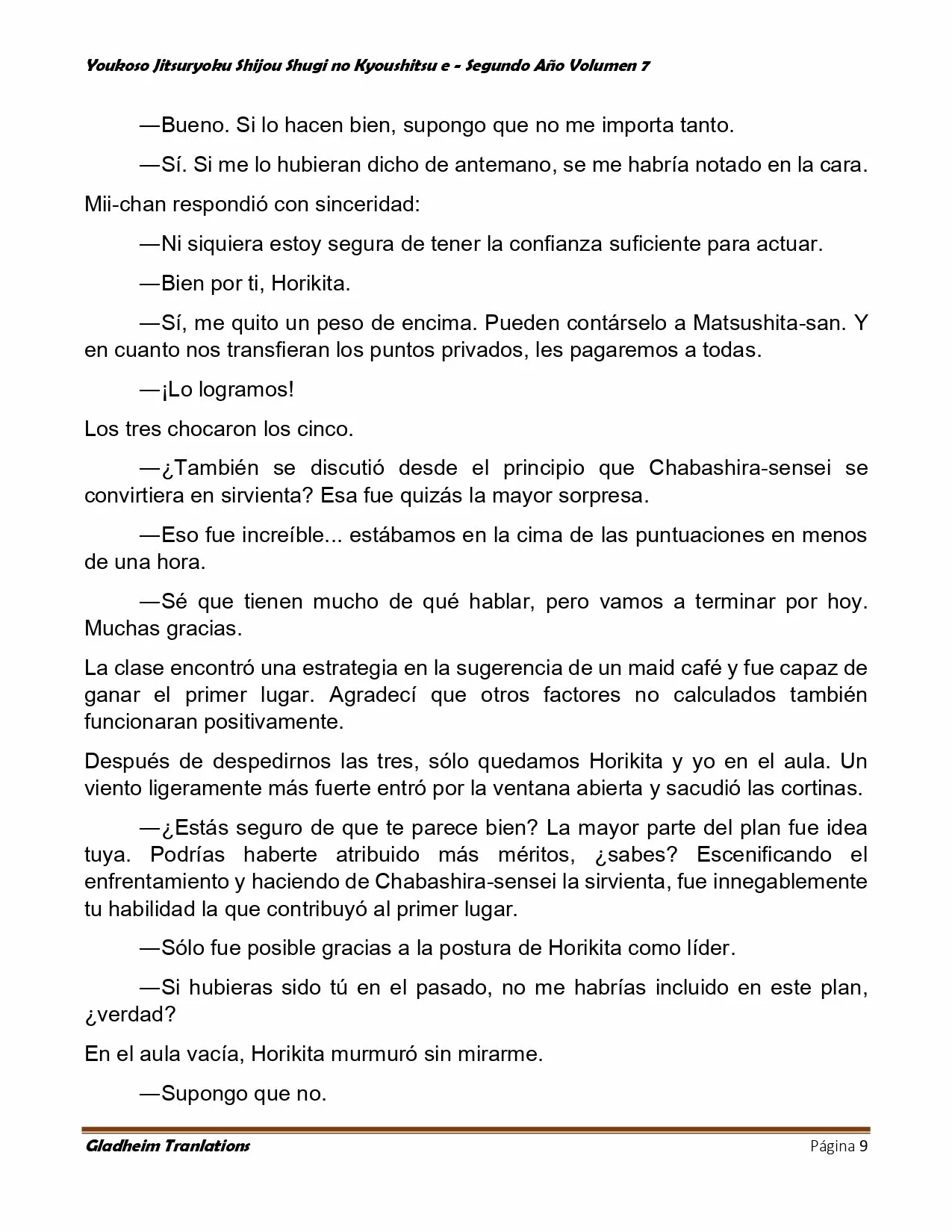 Página 9 del Manga