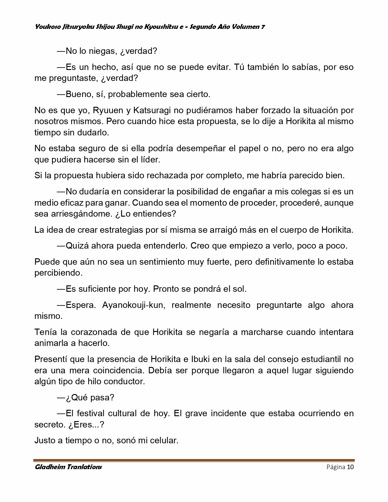 Página 10 del Manga