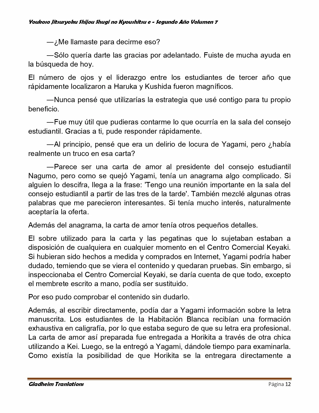 Página 12 del Manga