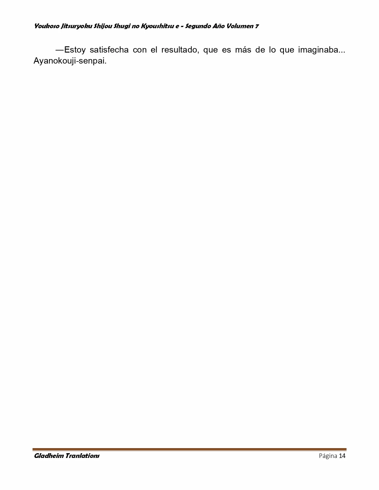 Página 14 del Manga