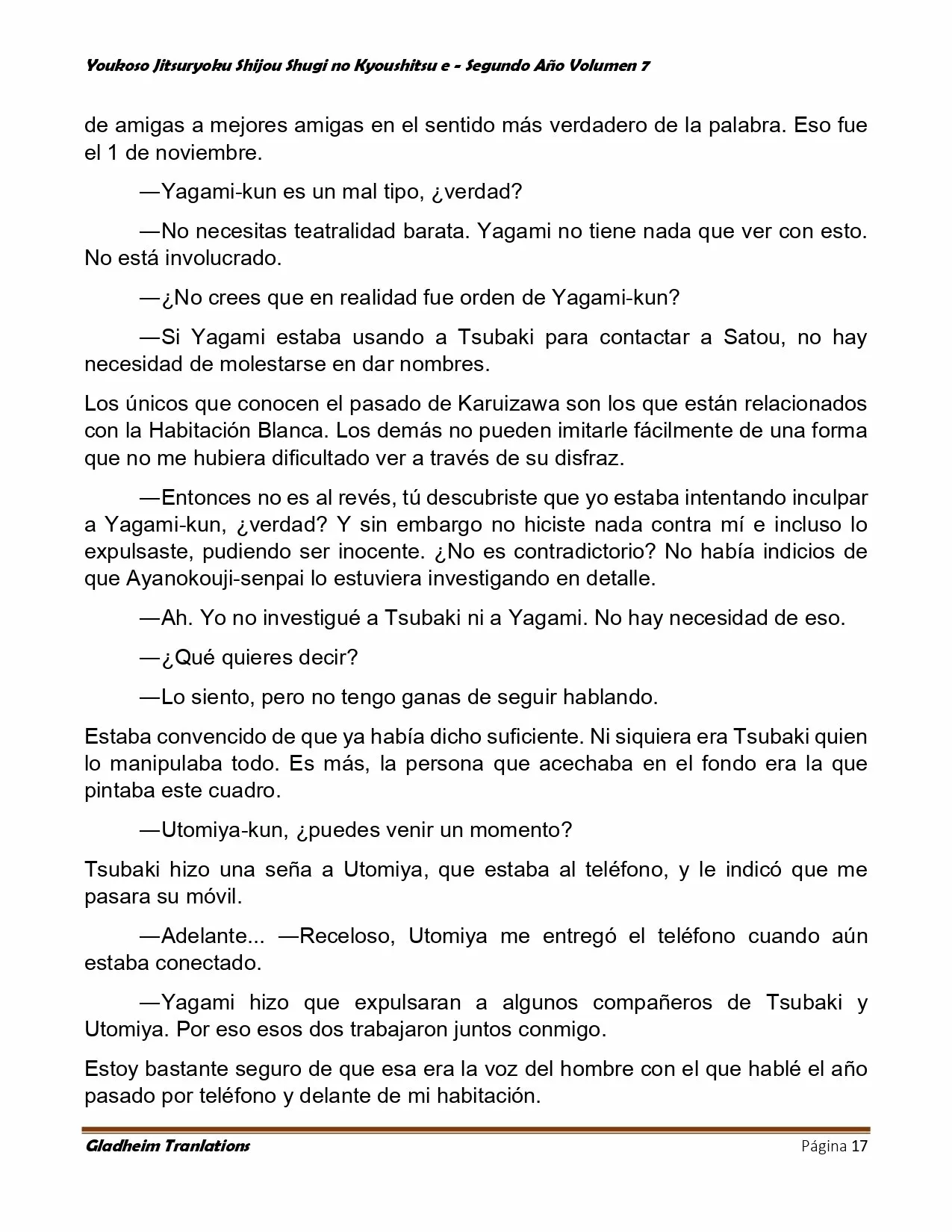 Página 17 del Manga