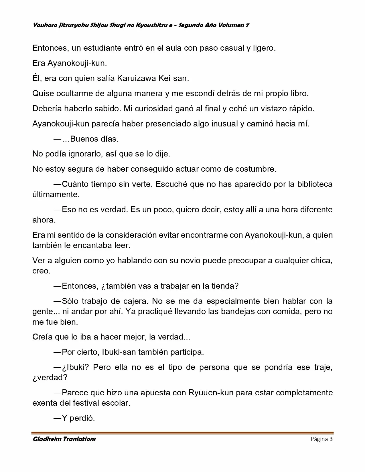 Página 3 del Manga