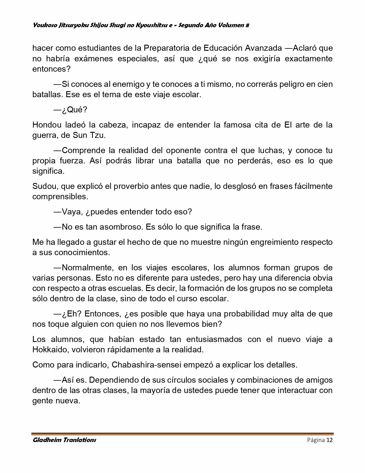 Página 12 del Manga