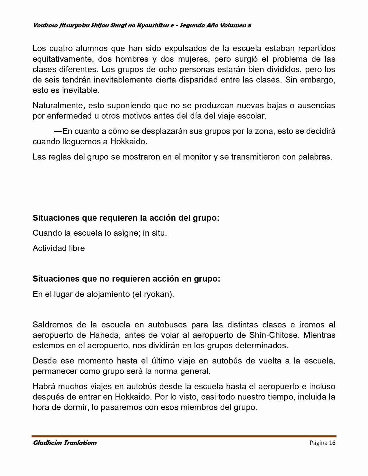 Página 16 del Manga