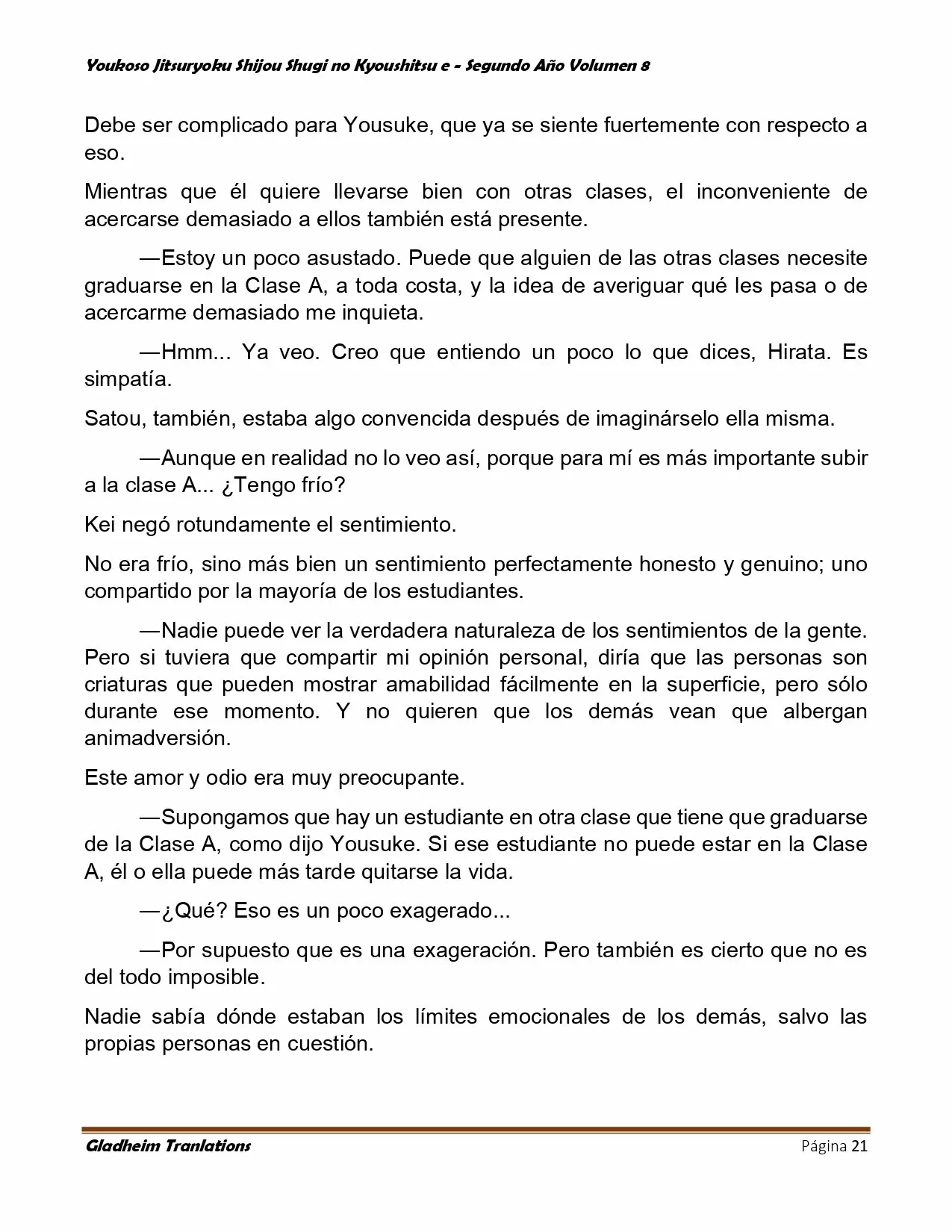 Página 21 del Manga