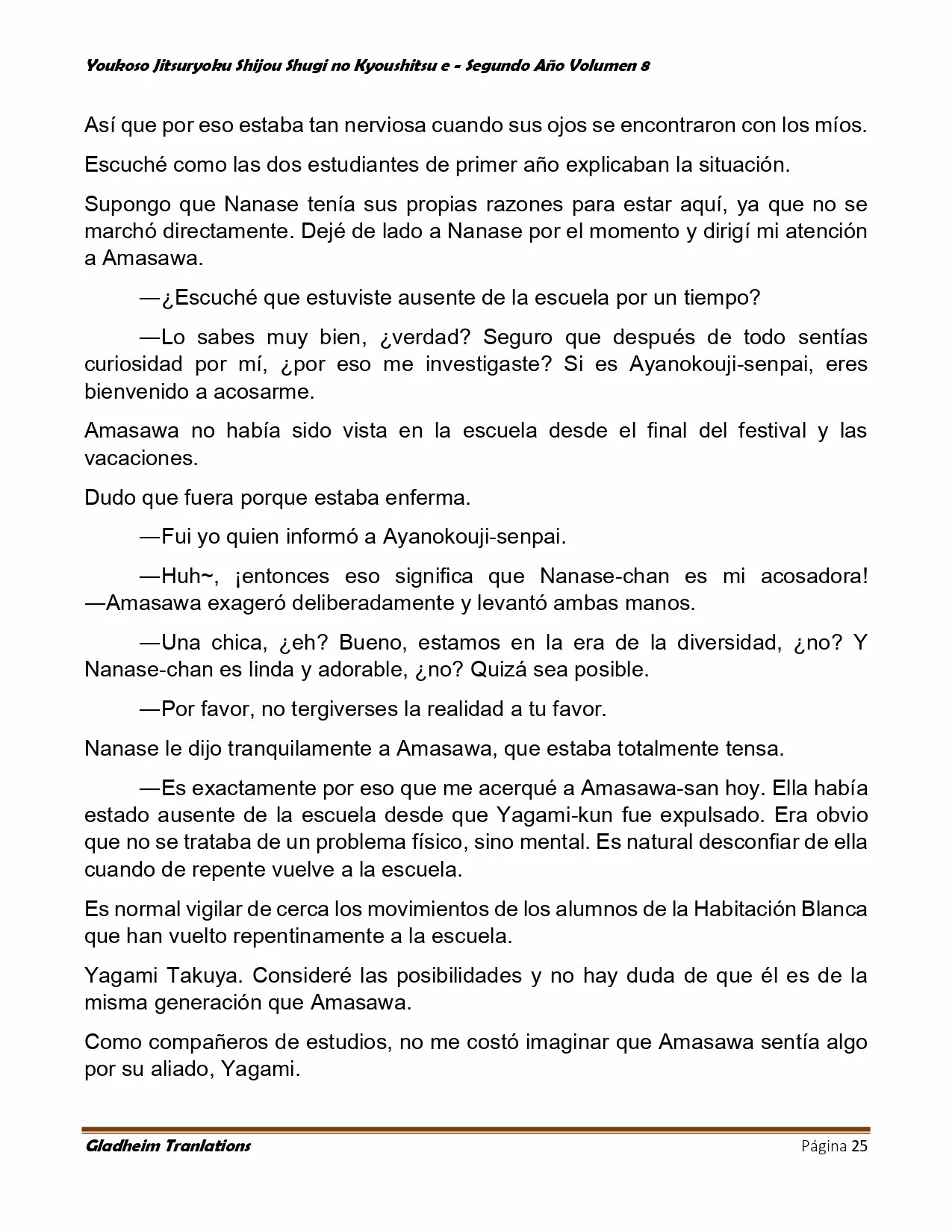 Página 25 del Manga