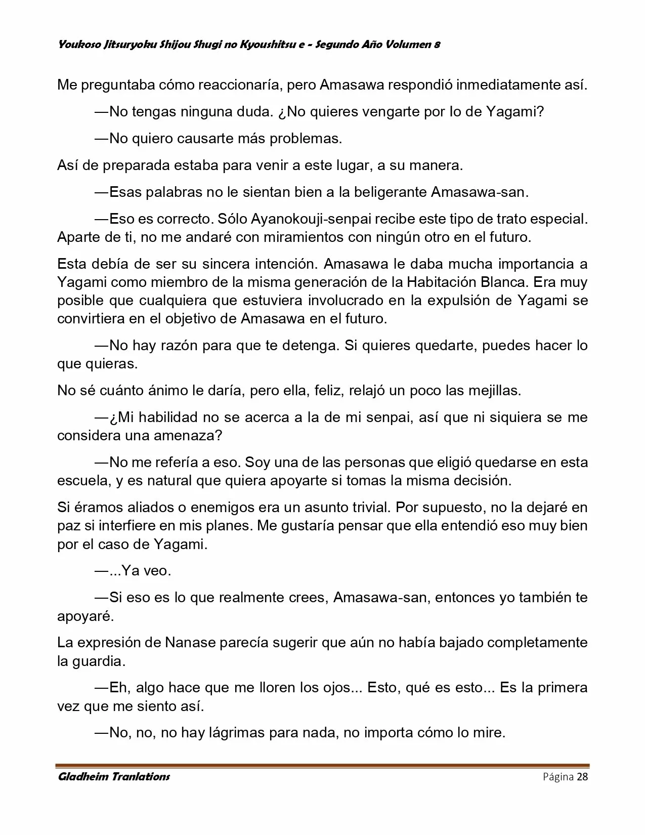 Página 28 del Manga