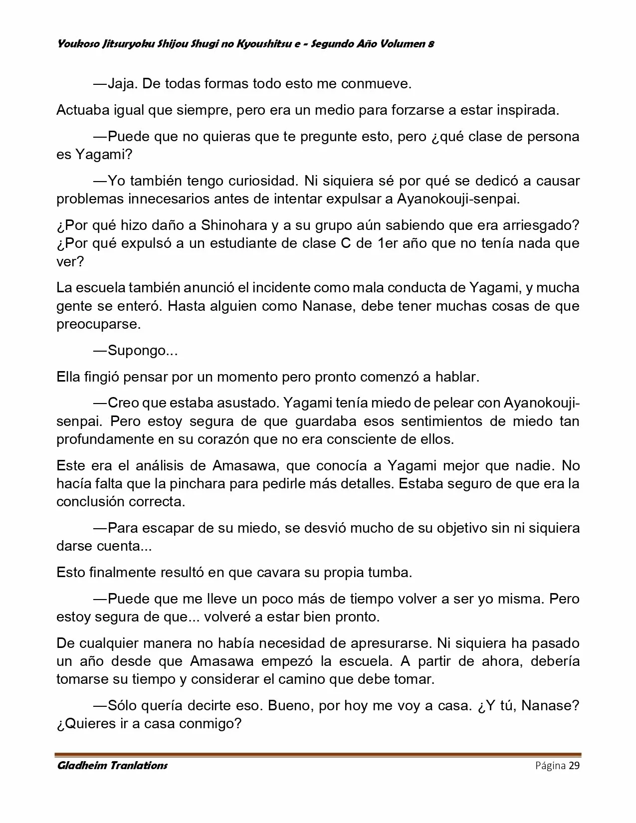 Página 29 del Manga