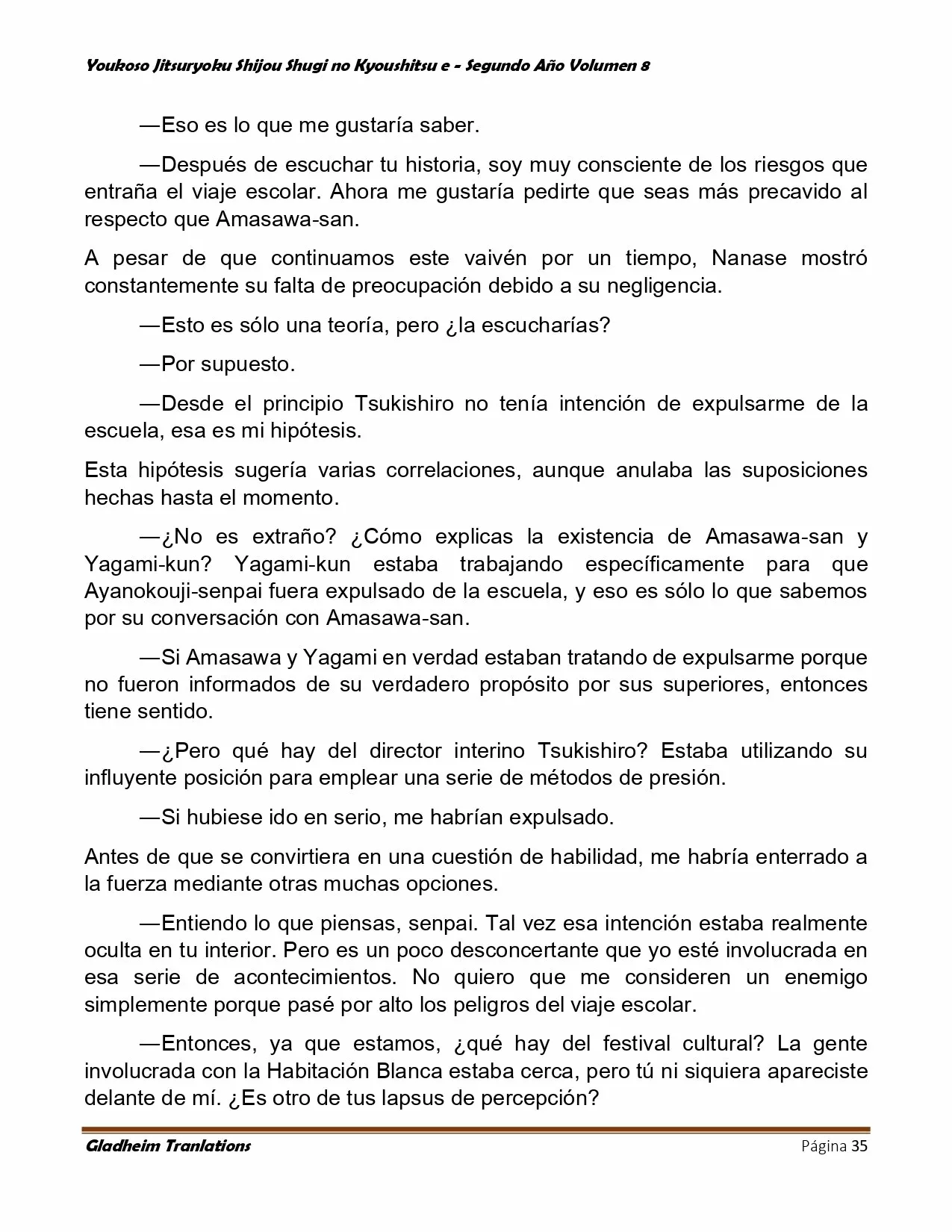 Página 35 del Manga