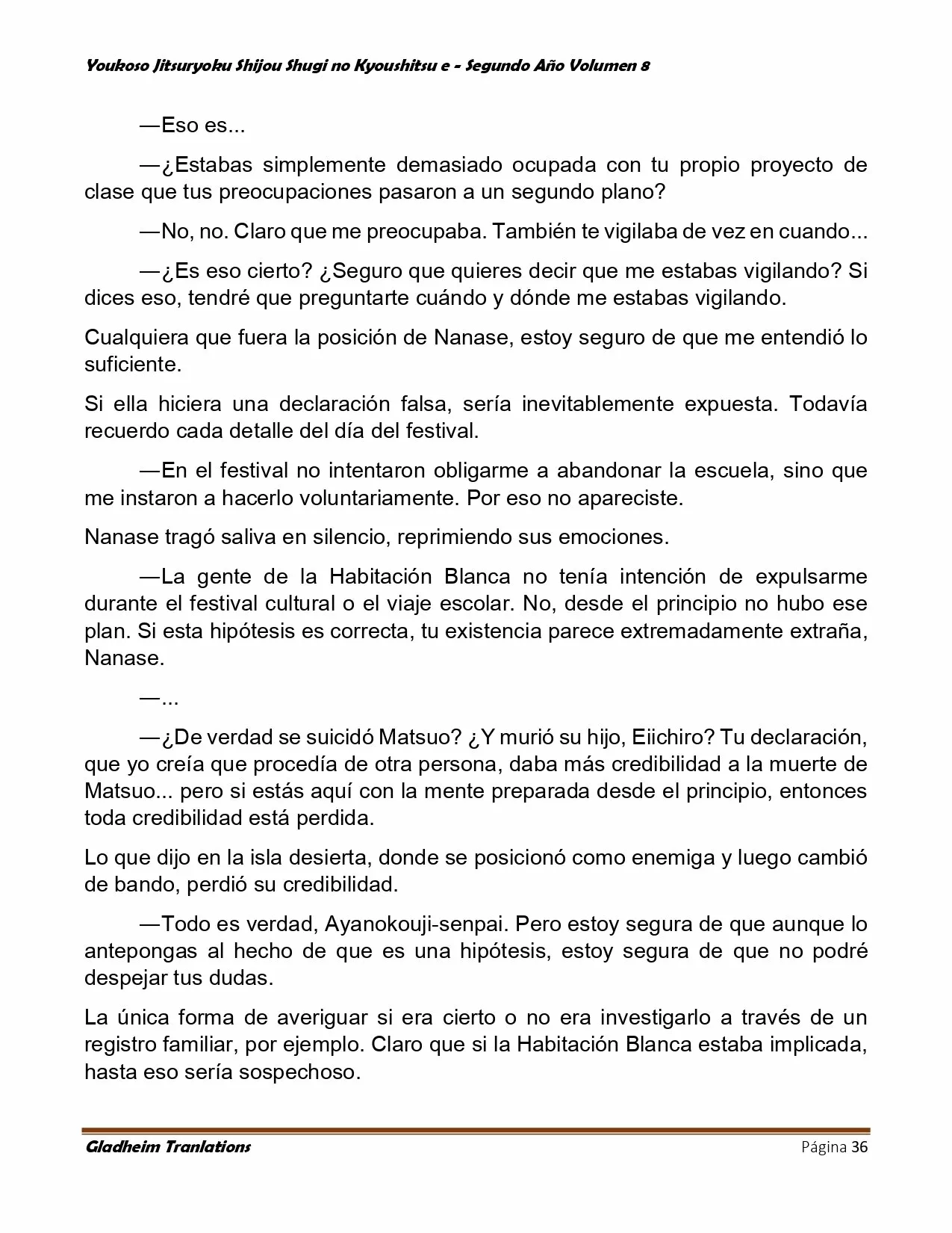 Página 36 del Manga