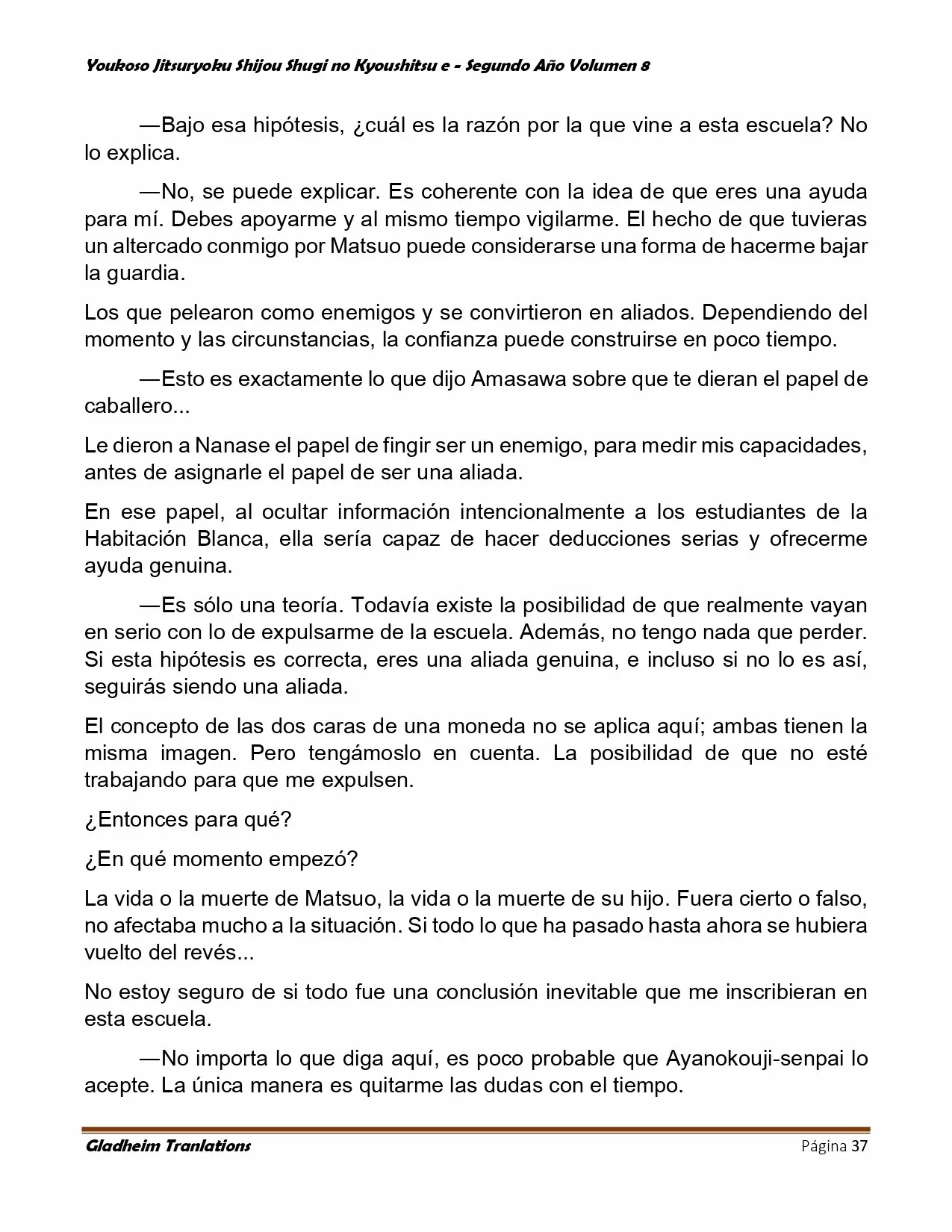 Página 37 del Manga